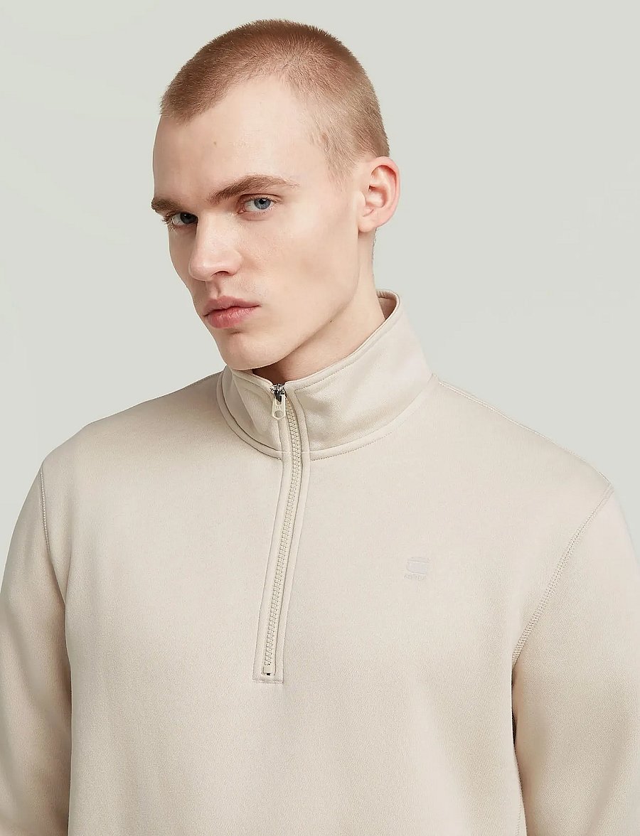 G-Star - Premium core half zip r sw l\s - sweatshirts - whitebait - 5