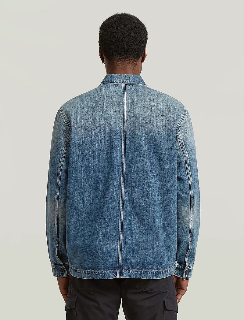 G-Star - Mosa overshirt - fodrade jeansjackor - antique faded blue galena - 2