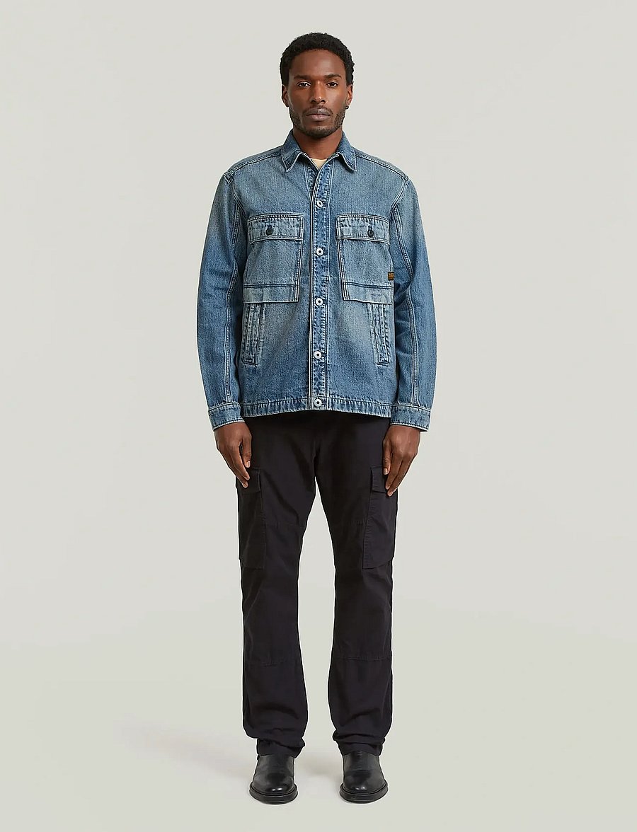 G-Star - Mosa overshirt - gefütterte denimjacken - antique faded blue galena - 3