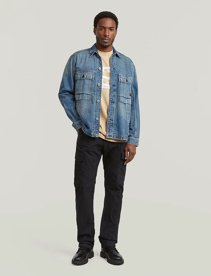 G-Star - Mosa overshirt - fodrade jeansjackor - antique faded blue galena - 5