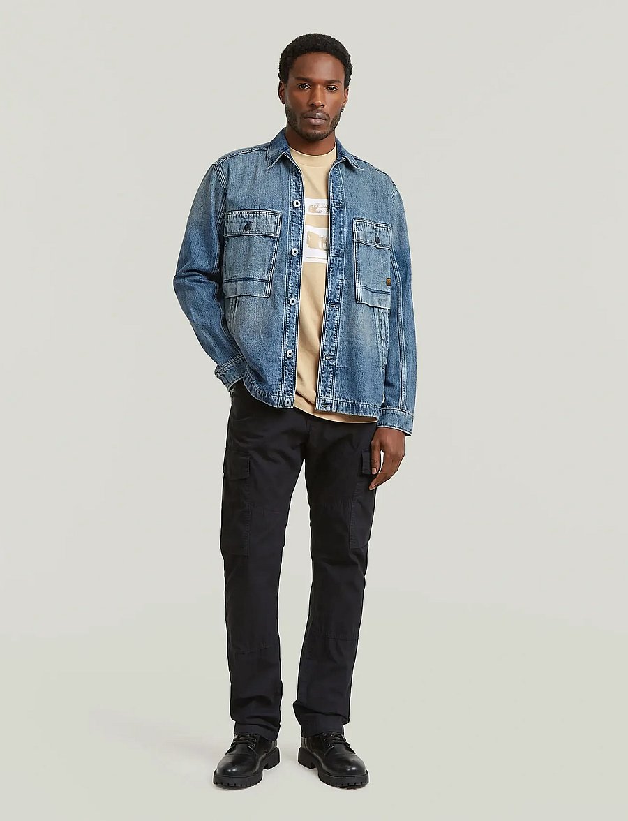 G-Star - Mosa overshirt - gefütterte denimjacken - antique faded blue galena - 5