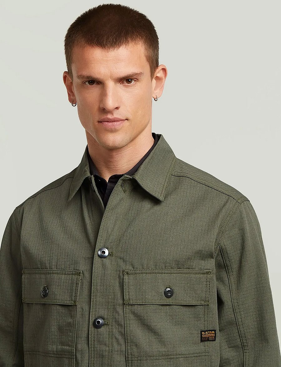 G-Star - Mosa overshirt - gefütterte denimjacken - combat - 4