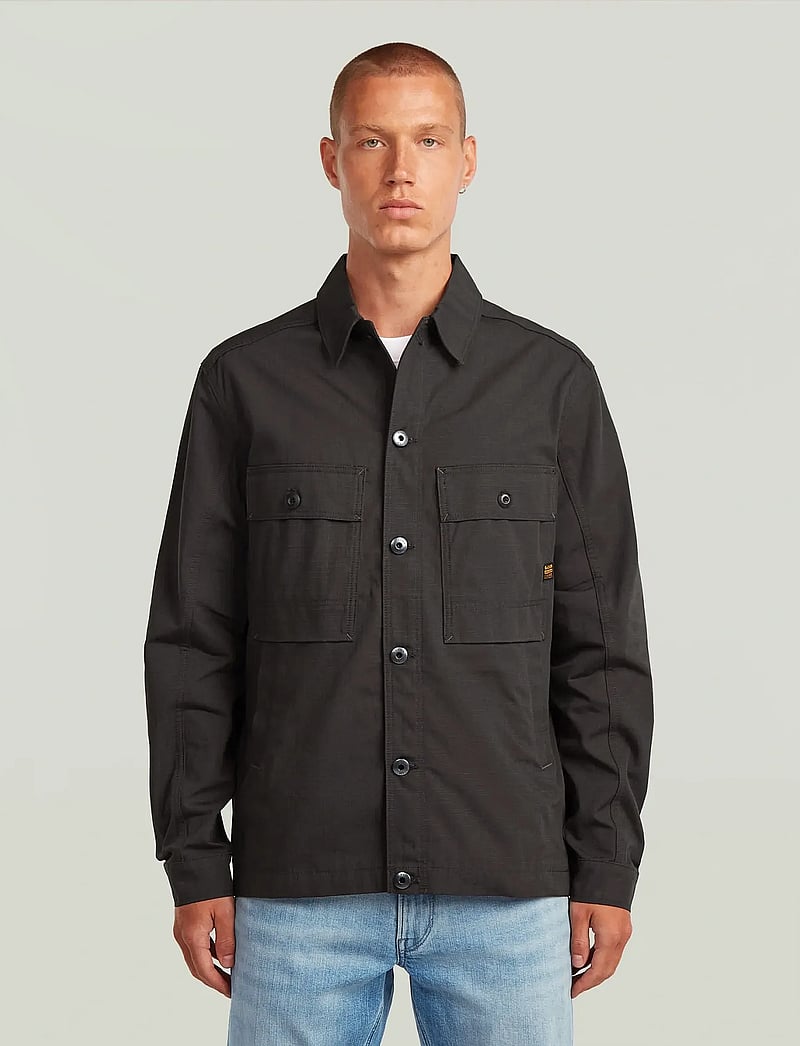 G-Star - Mosa overshirt - forede denimjakker - raven - 0