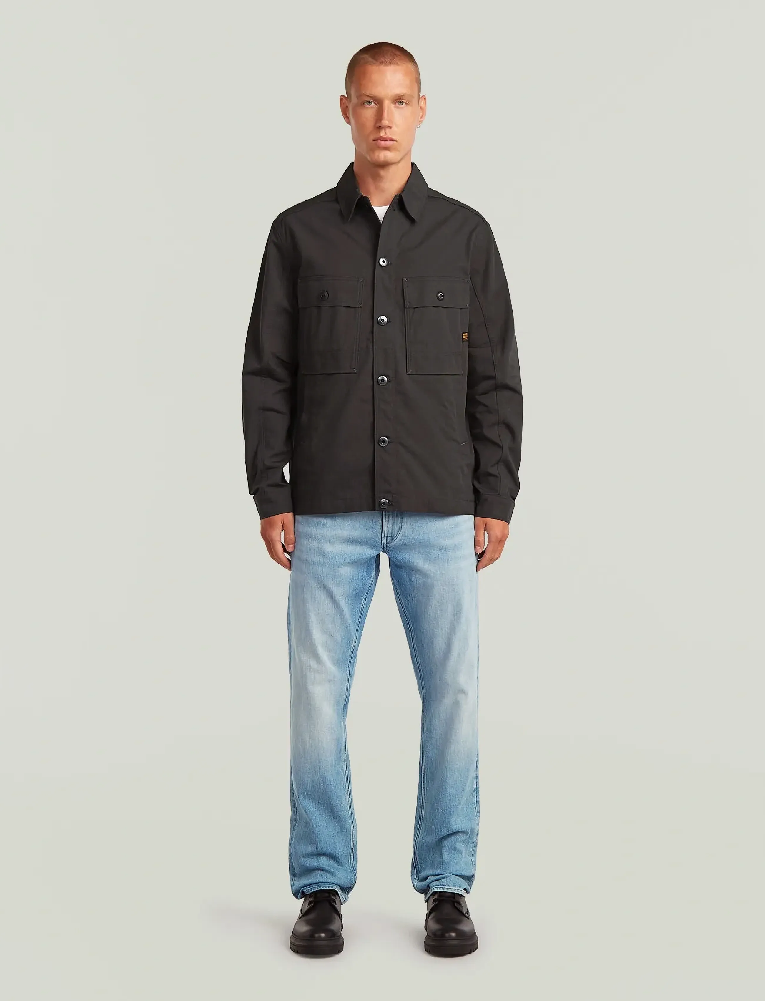 G-Star - Mosa overshirt - lined denim jackets - raven - 3
