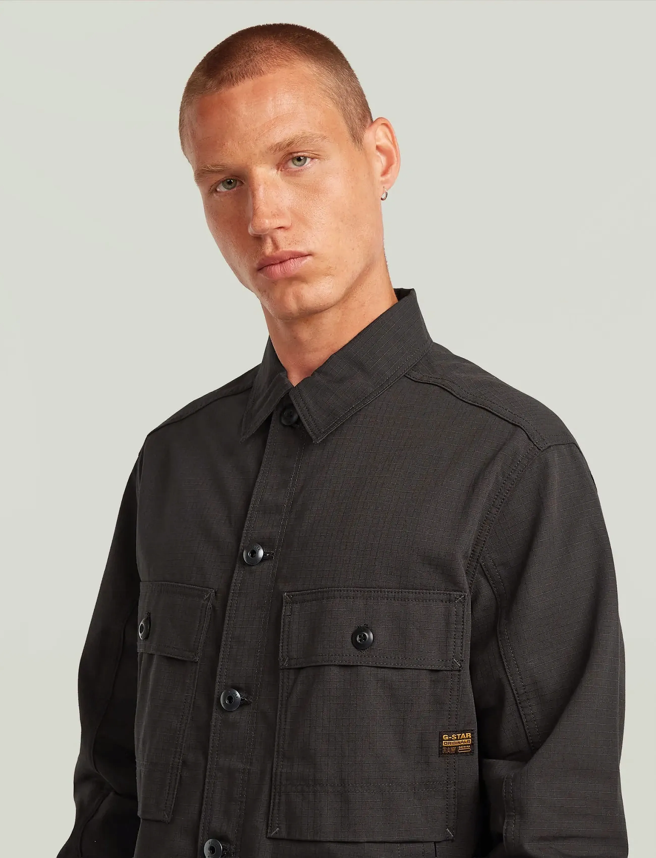 G-Star - Mosa overshirt - lined denim jackets - raven - 4