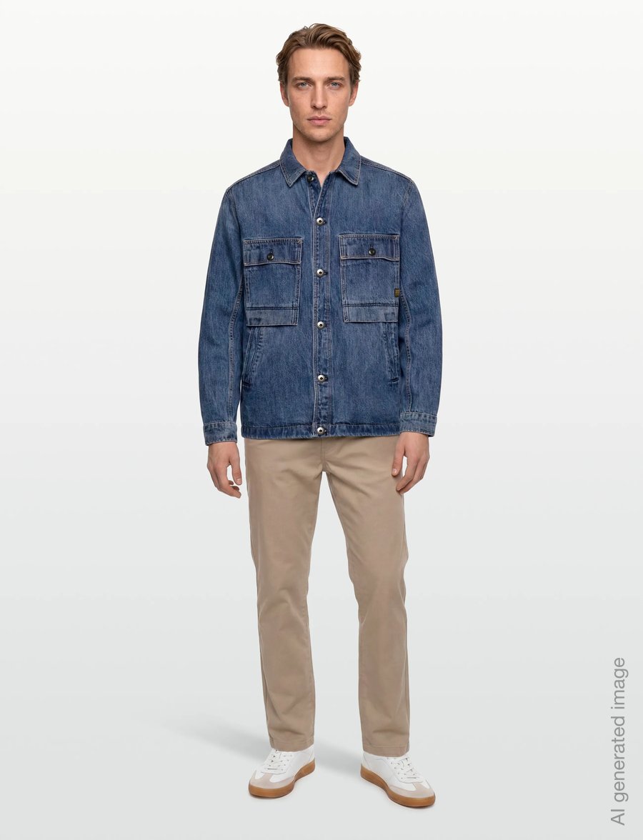 G-Star - Mosa overshirt - spijkerjasjes met voering - worn in waterways - 0