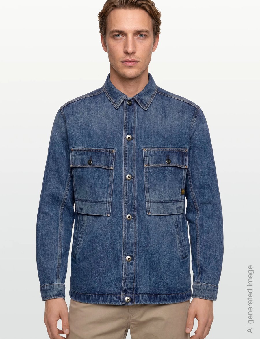 G-Star - Mosa overshirt - spijkerjasjes met voering - worn in waterways - 3