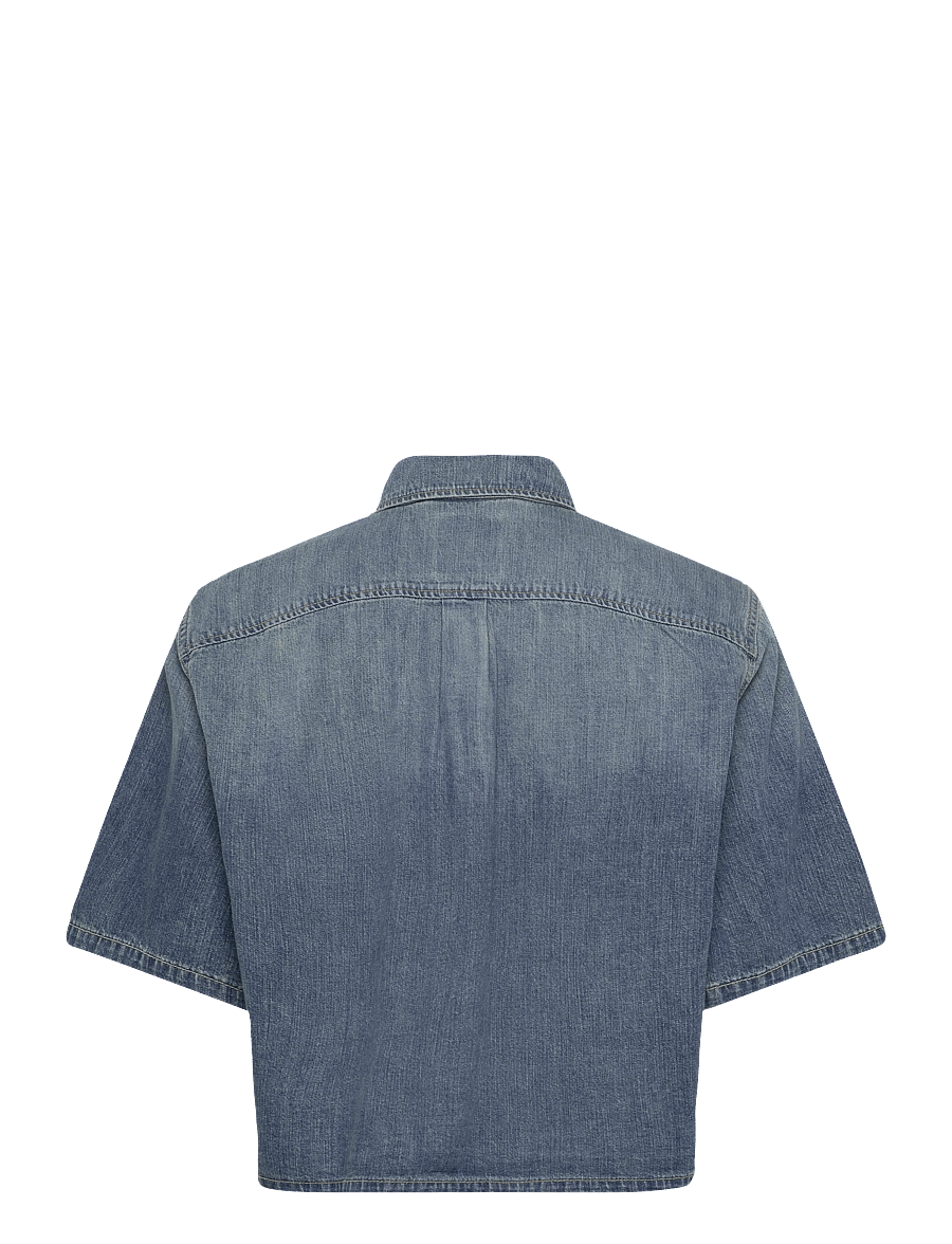 G-Star - Boxy Relaxed 1-pkt Shirt s\s wmn - kurzärmlige hemden - faded terme - 2