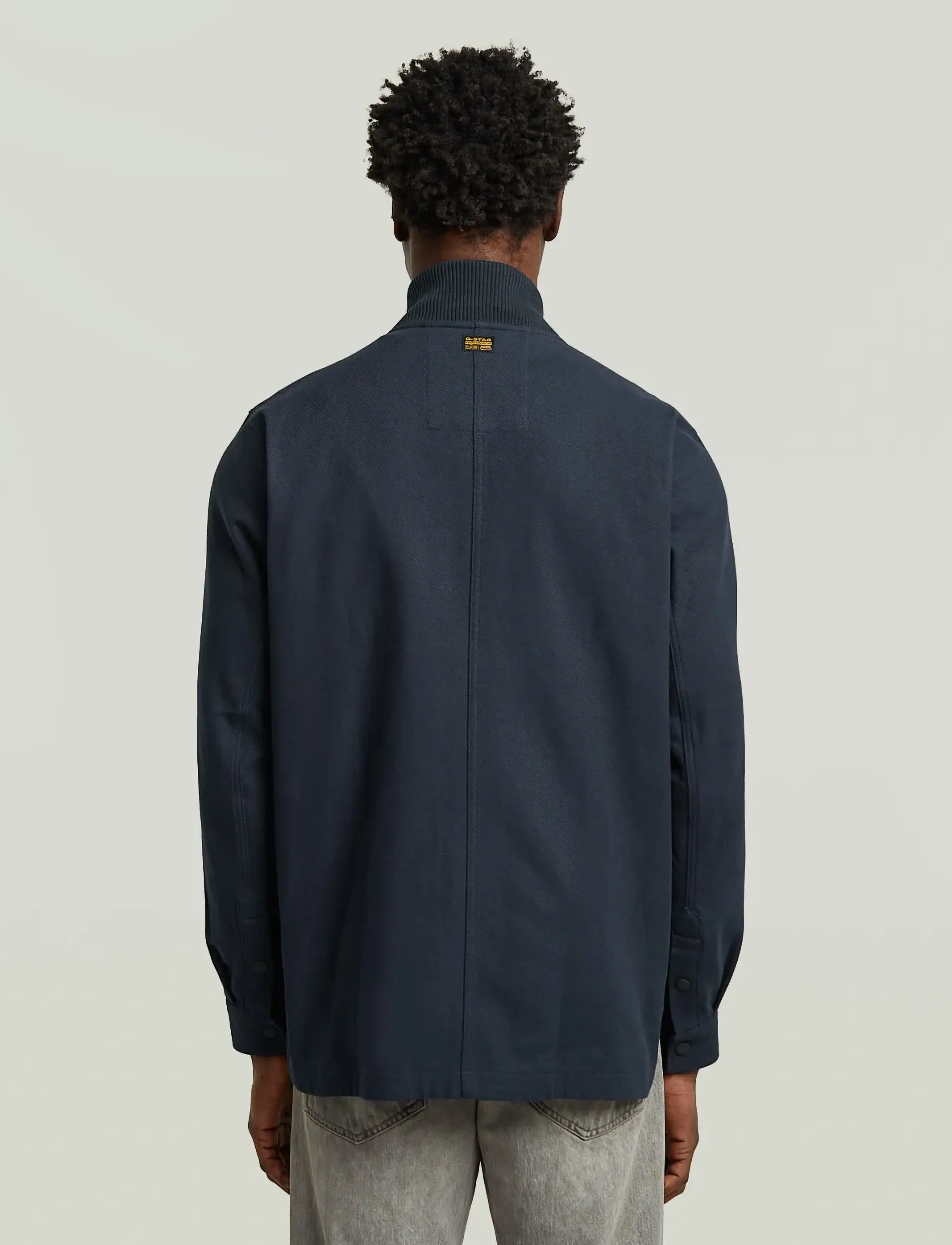 Bomber Collar Zip Overshirt 2
