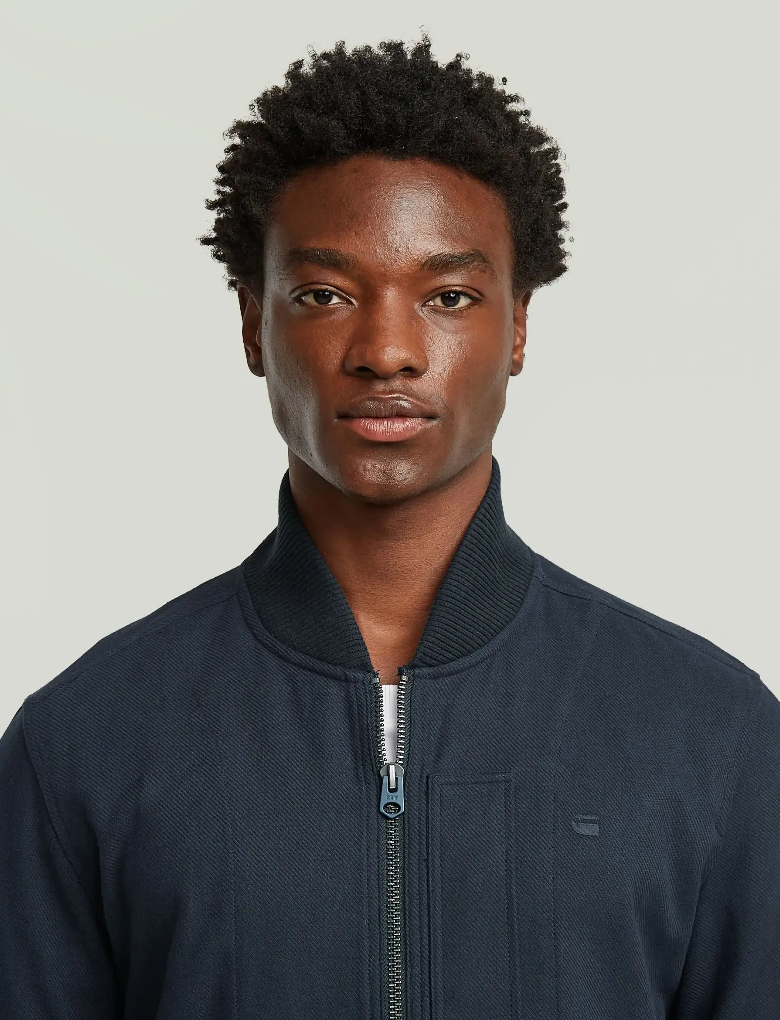 Bomber Collar Zip Overshirt 4
