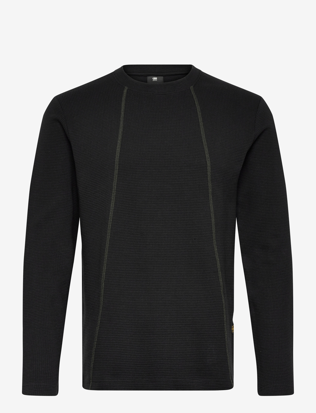 G-Star - Tweeter a line r t l\s - langærmede t-shirts - dk black - 1