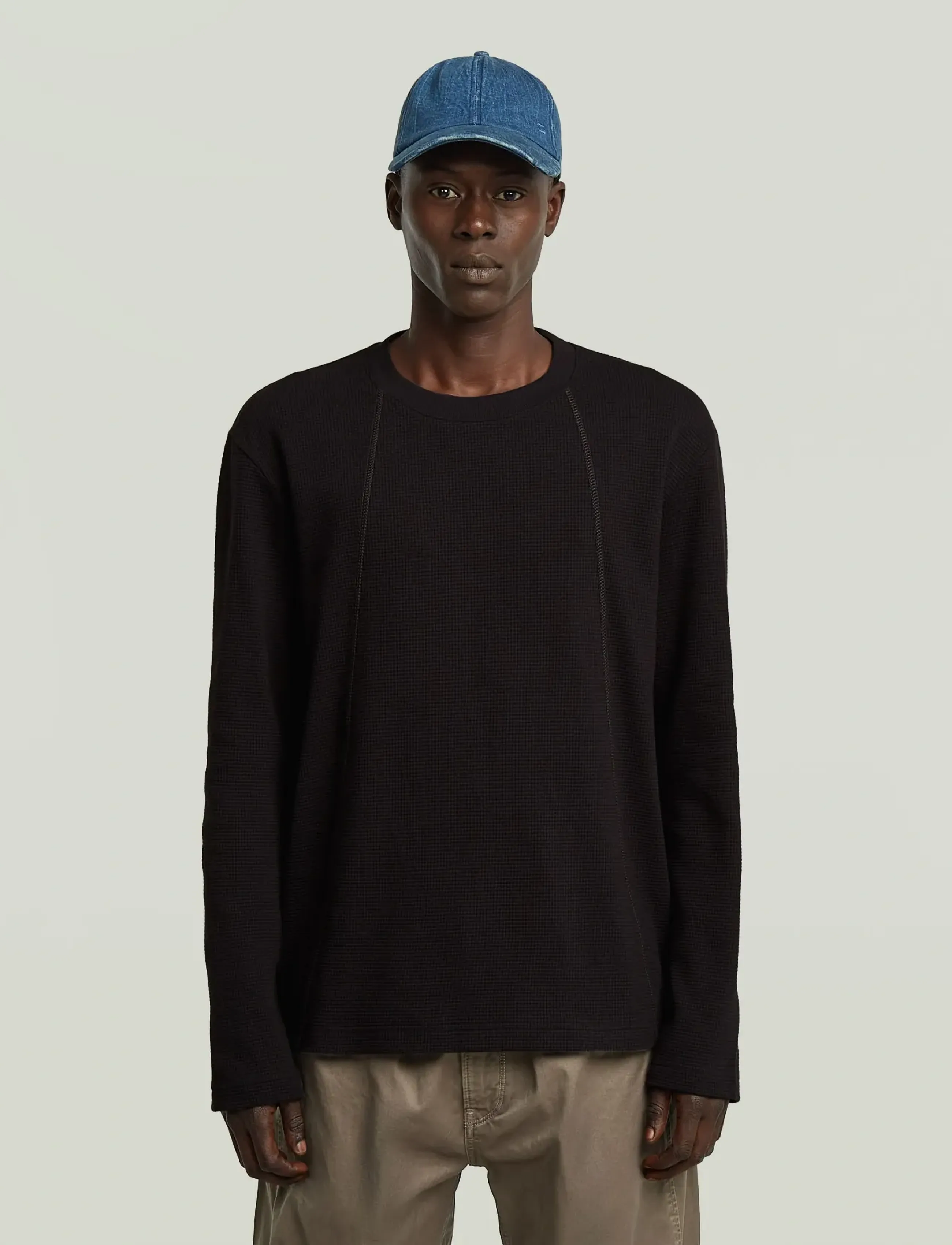 G-Star Tweeter a line r t l\s - Lange mouwen - DK BLACK / black