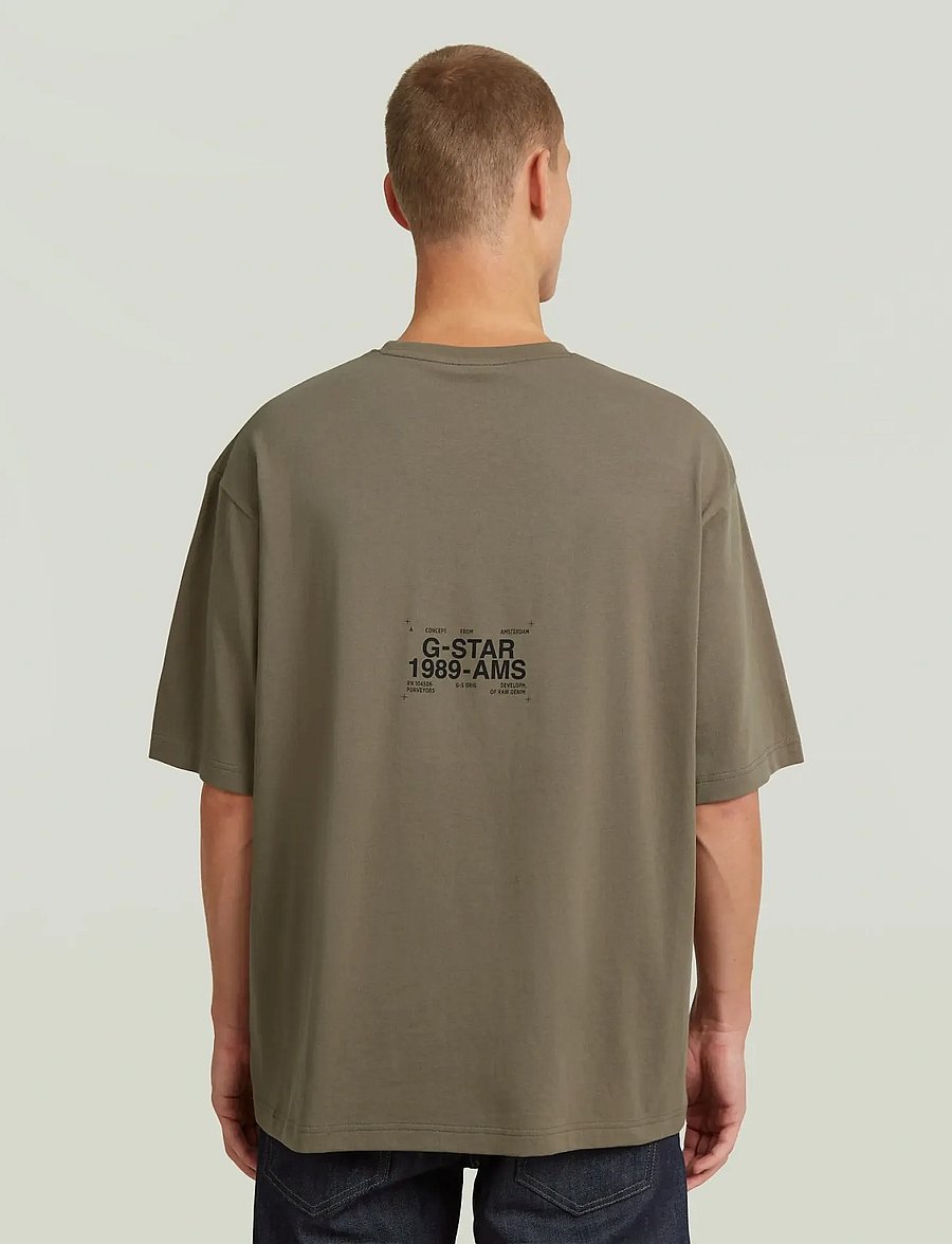 G-Star - Badge boxy r t - kortärmade t-shirts - turf - 1