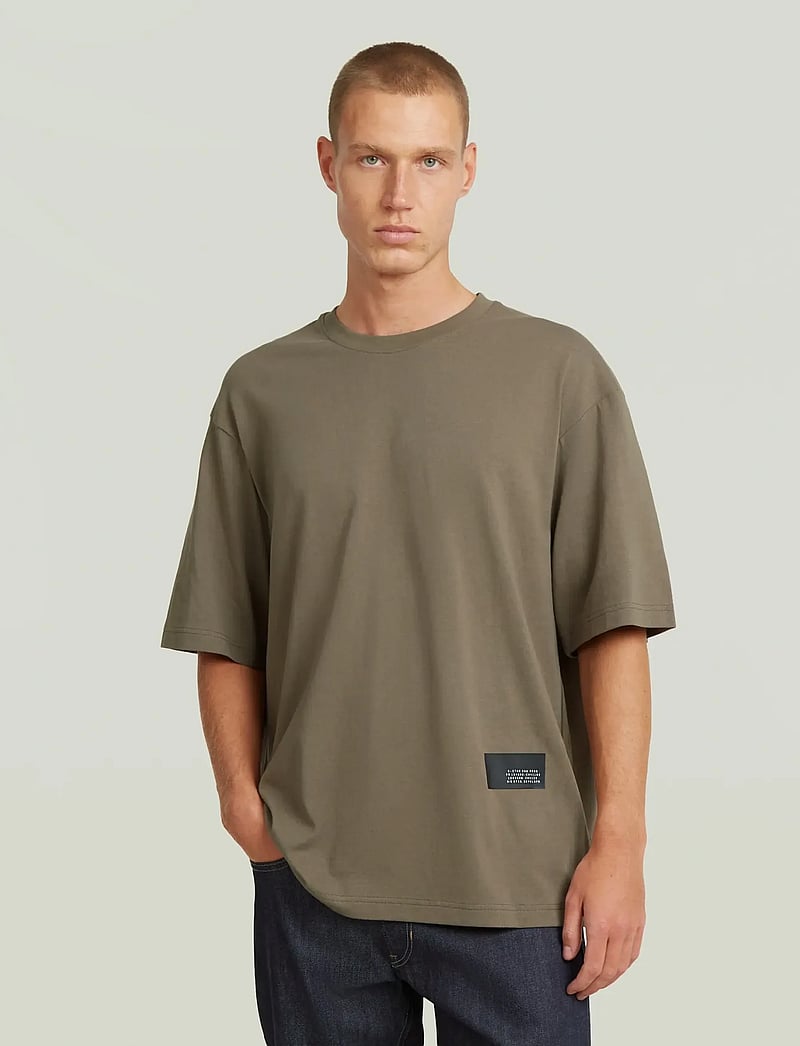 G-Star - Badge boxy r t - lühikeste varrukatega t-särgid - turf - 3