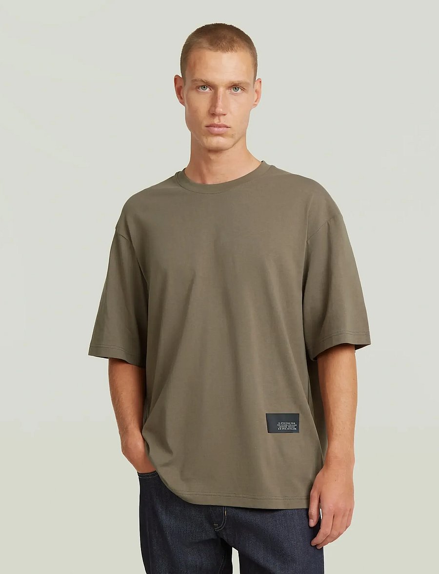 G-Star - Badge boxy r t - kortärmade t-shirts - turf - 3