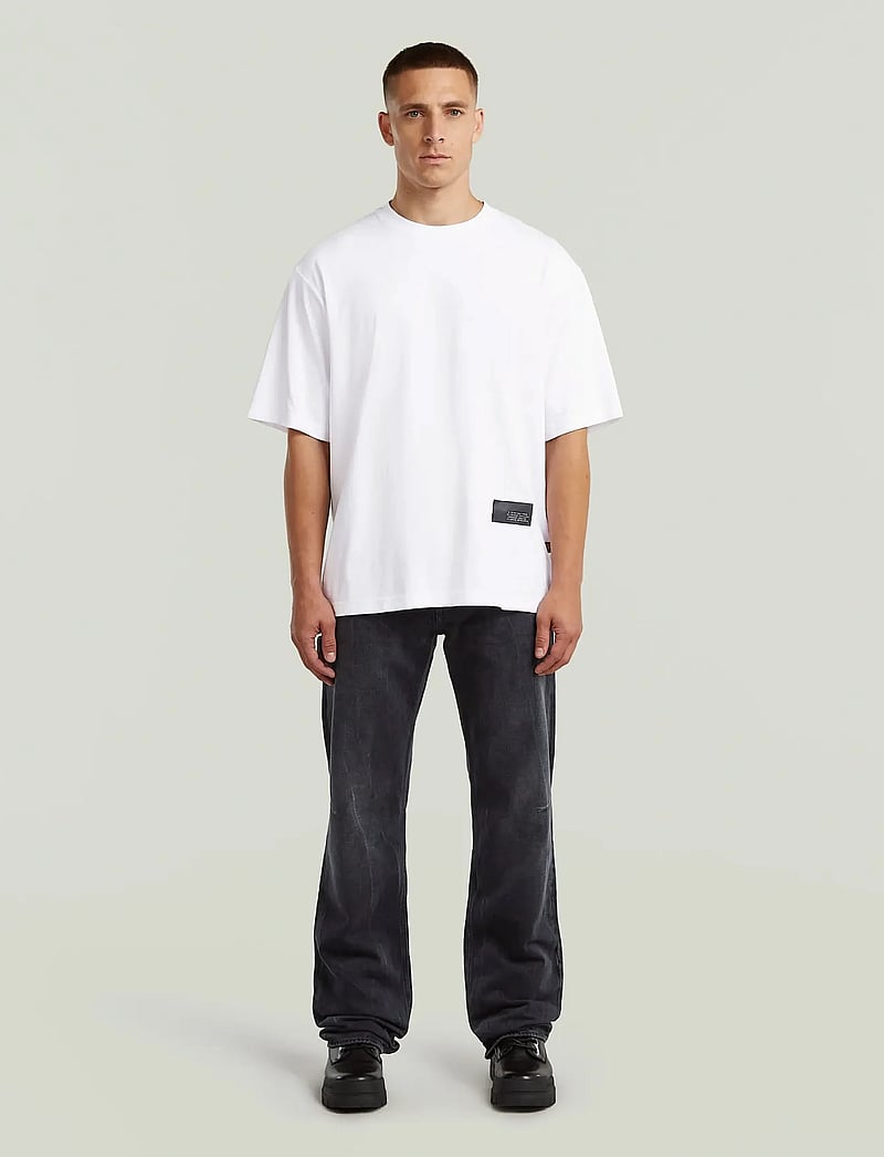 G-Star - Badge boxy r t - lühikeste varrukatega t-särgid - white - 2