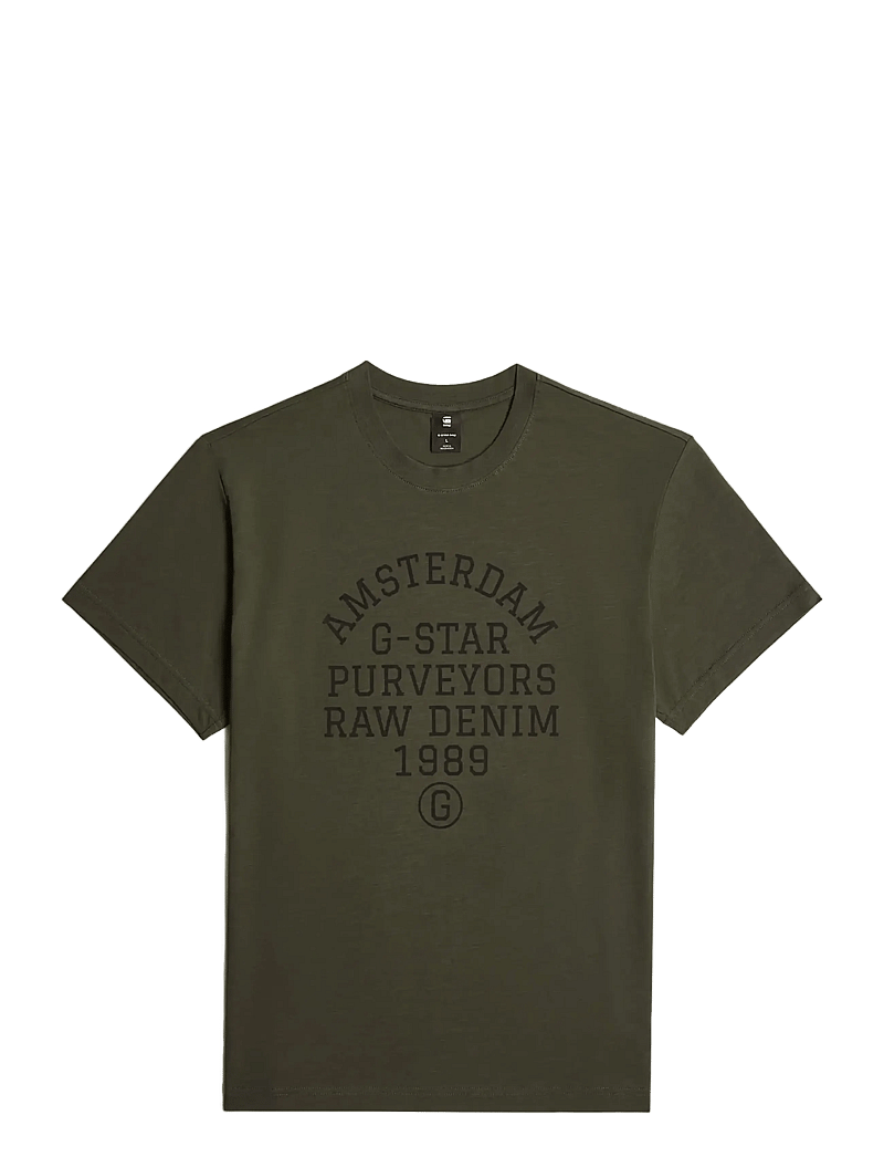 G-Star - Purveyors gr r t - lühikeste varrukatega t-särgid - asfalt - 0