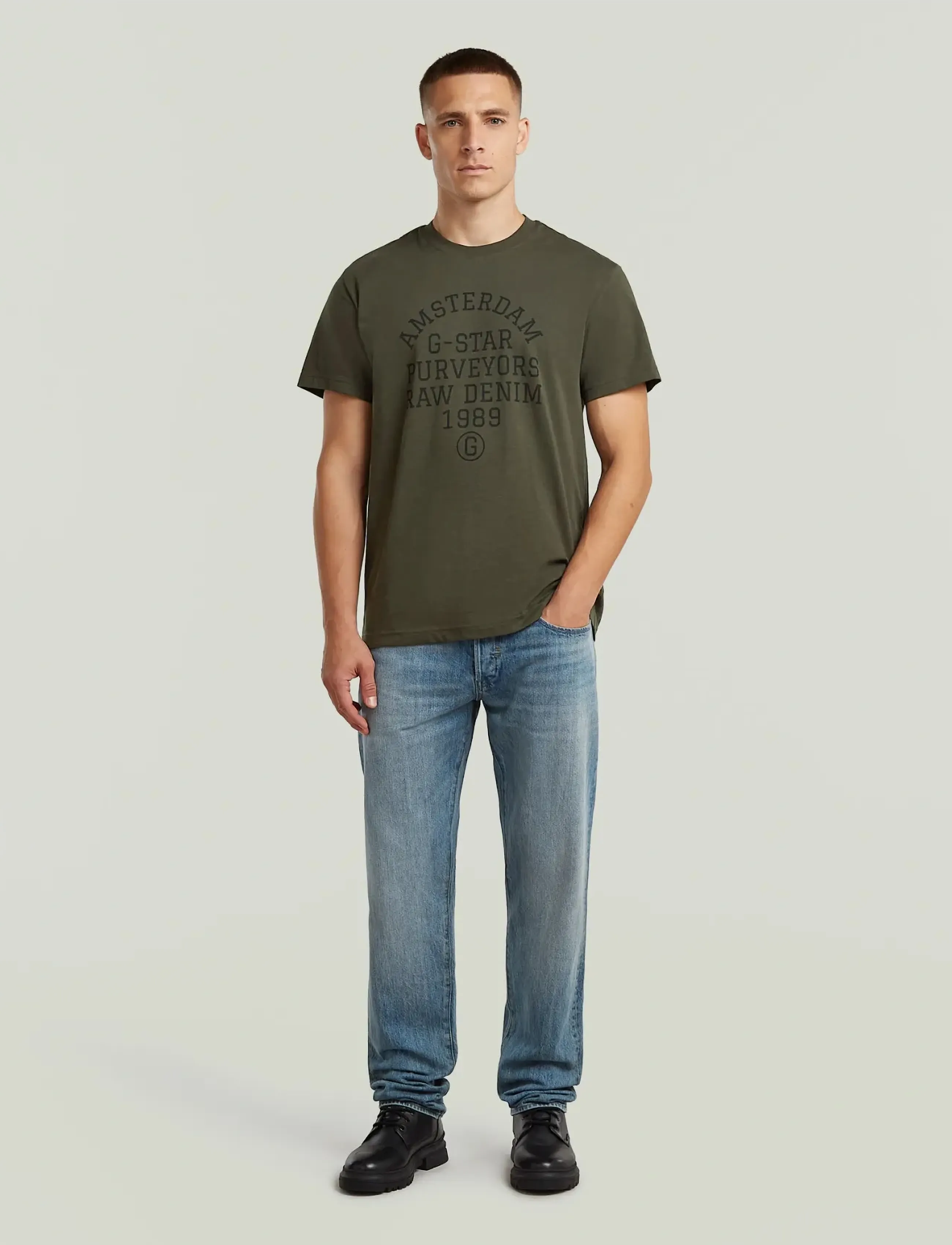 G-Star - Purveyors gr r t - kortärmade t-shirts - asfalt - 2