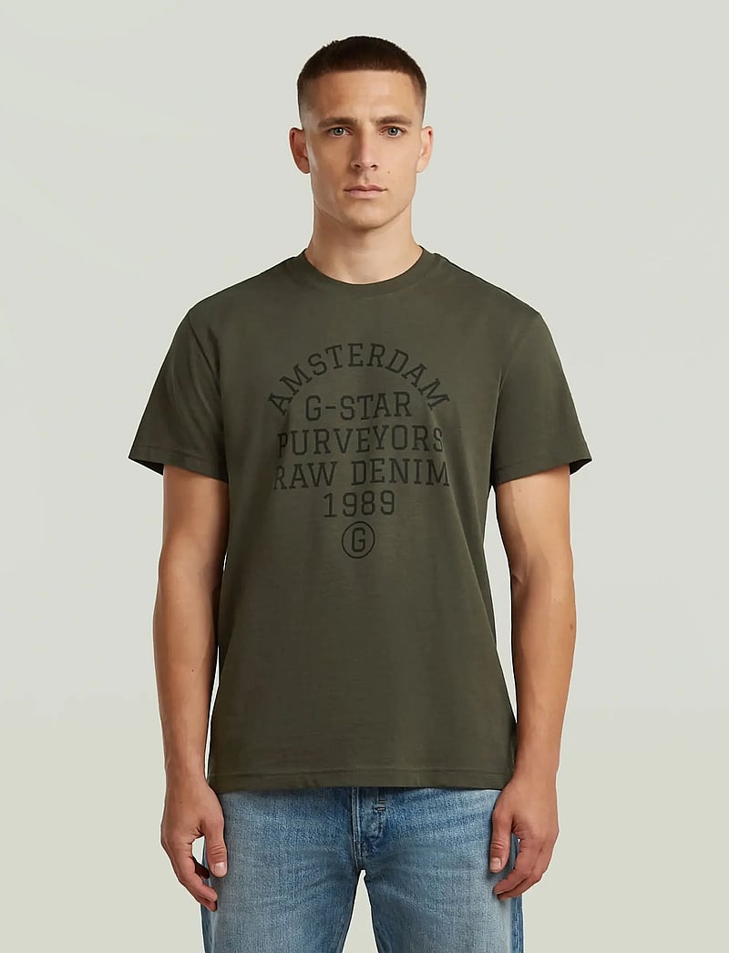 G-Star - Purveyors gr r t - lühikeste varrukatega t-särgid - asfalt - 3