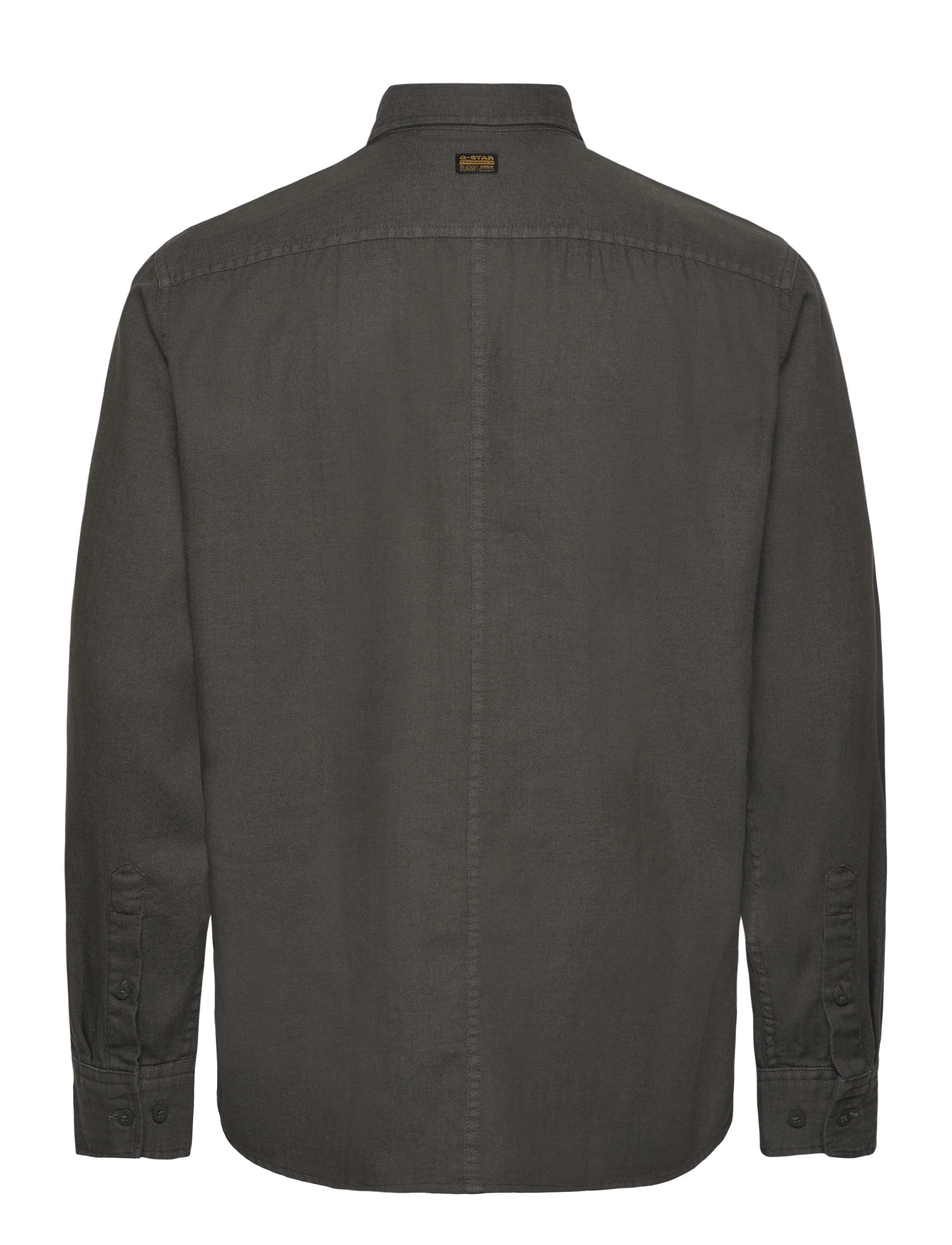 G-Star - Panelled Pkt Regular Shirt l\s - džinsa krekli - asfalt gd - 1