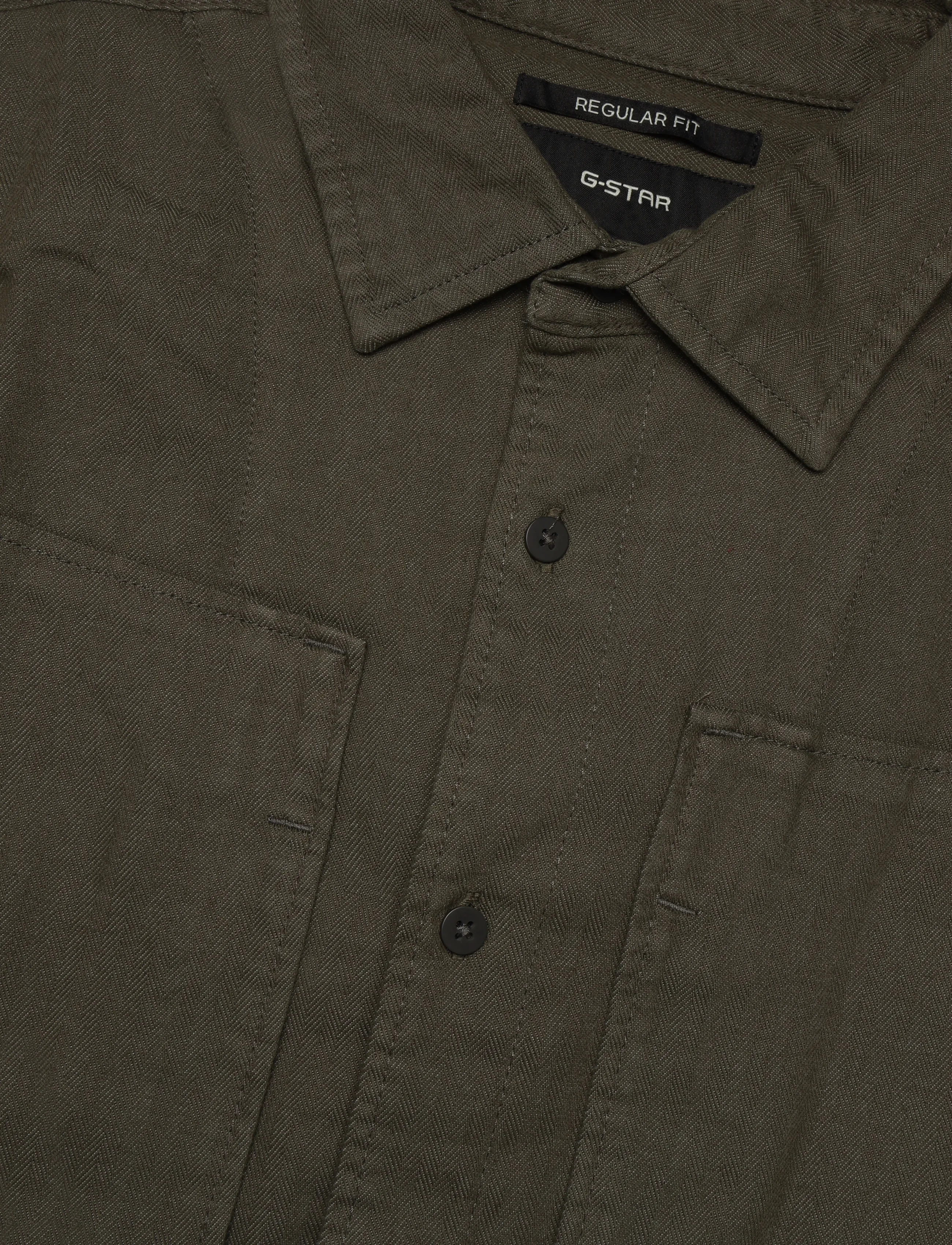 G-Star - Panelled Pkt Regular Shirt l\s - jeanshemden - dark khaki gd - 2