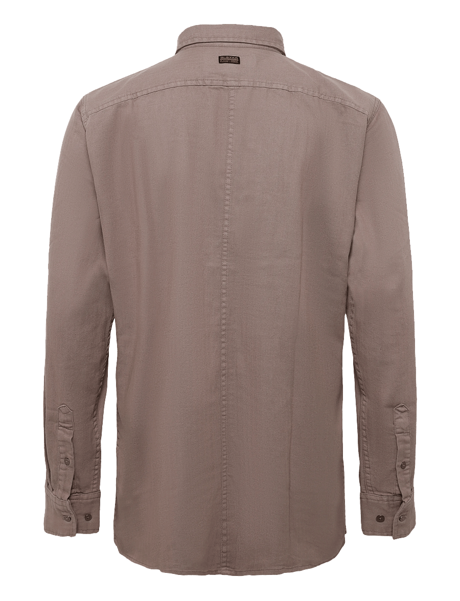 G-Star - Panelled Pkt Regular Shirt l\s - denimskjorter - fossil gd - 1