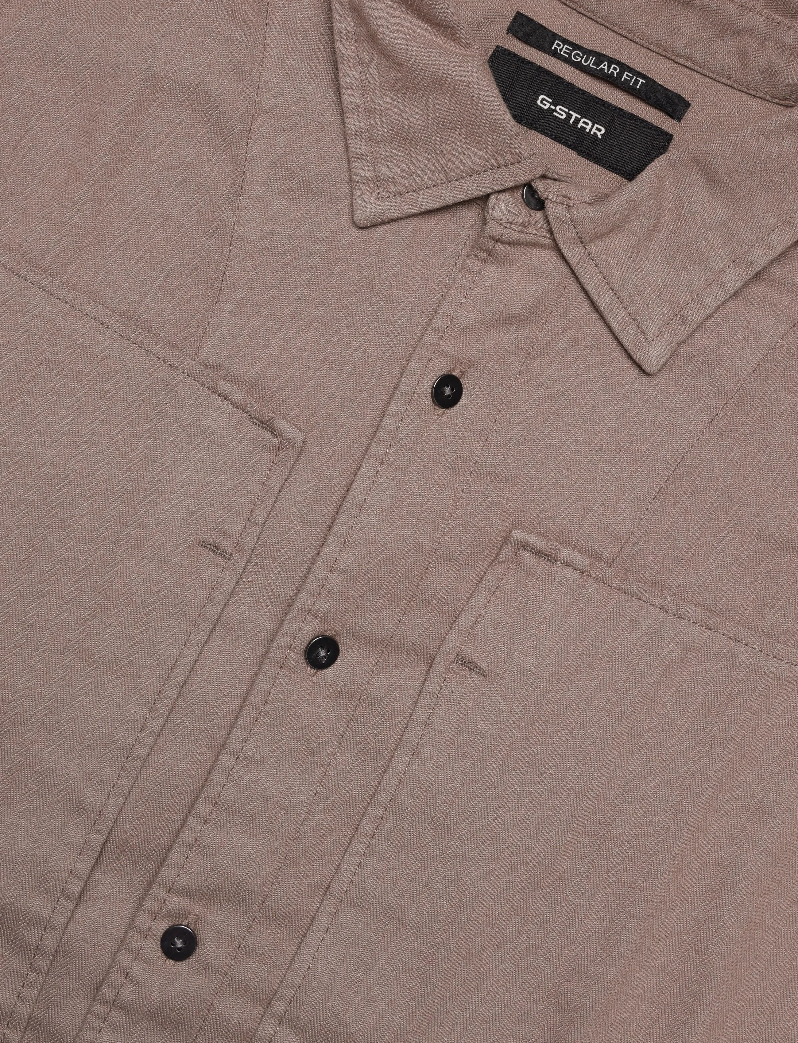 G-Star - Panelled Pkt Regular Shirt l\s - denimskjorter - fossil gd - 2