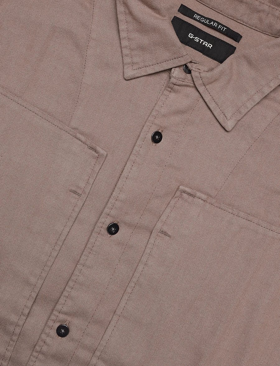 G-Star - Panelled Pkt Regular Shirt l\s - denimskjorter - fossil gd - 2