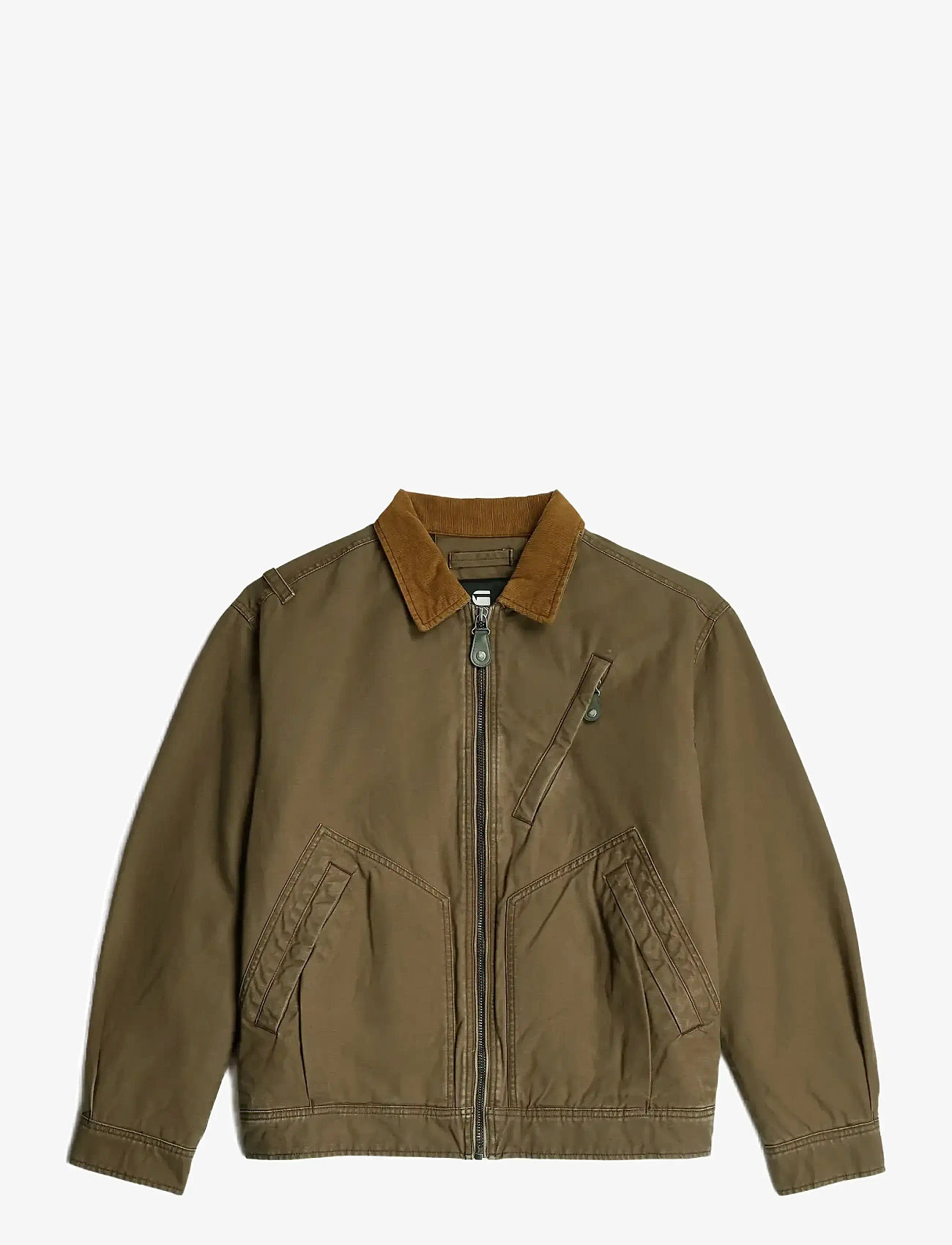 G-Star - Duty Canvas Trucker - herbstjacken - desert palm - 1