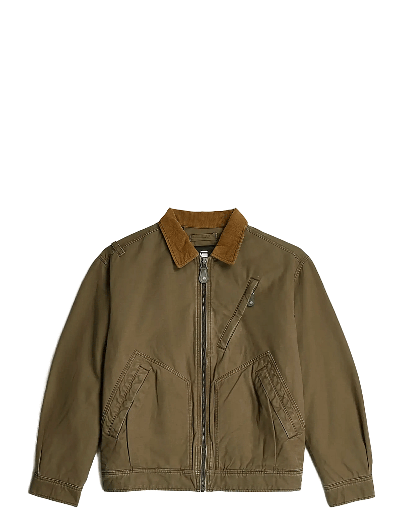 G-Star - Duty Canvas Trucker - vårjackor - desert palm - 1