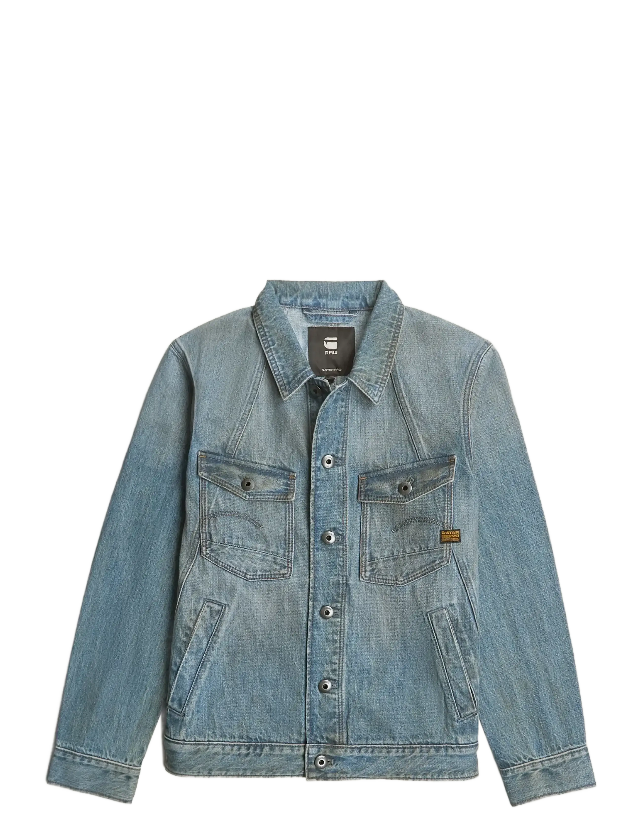 G-Star A-Line Slim Jacket - Tøj - VINTAGE GOLD DIGGER / blue