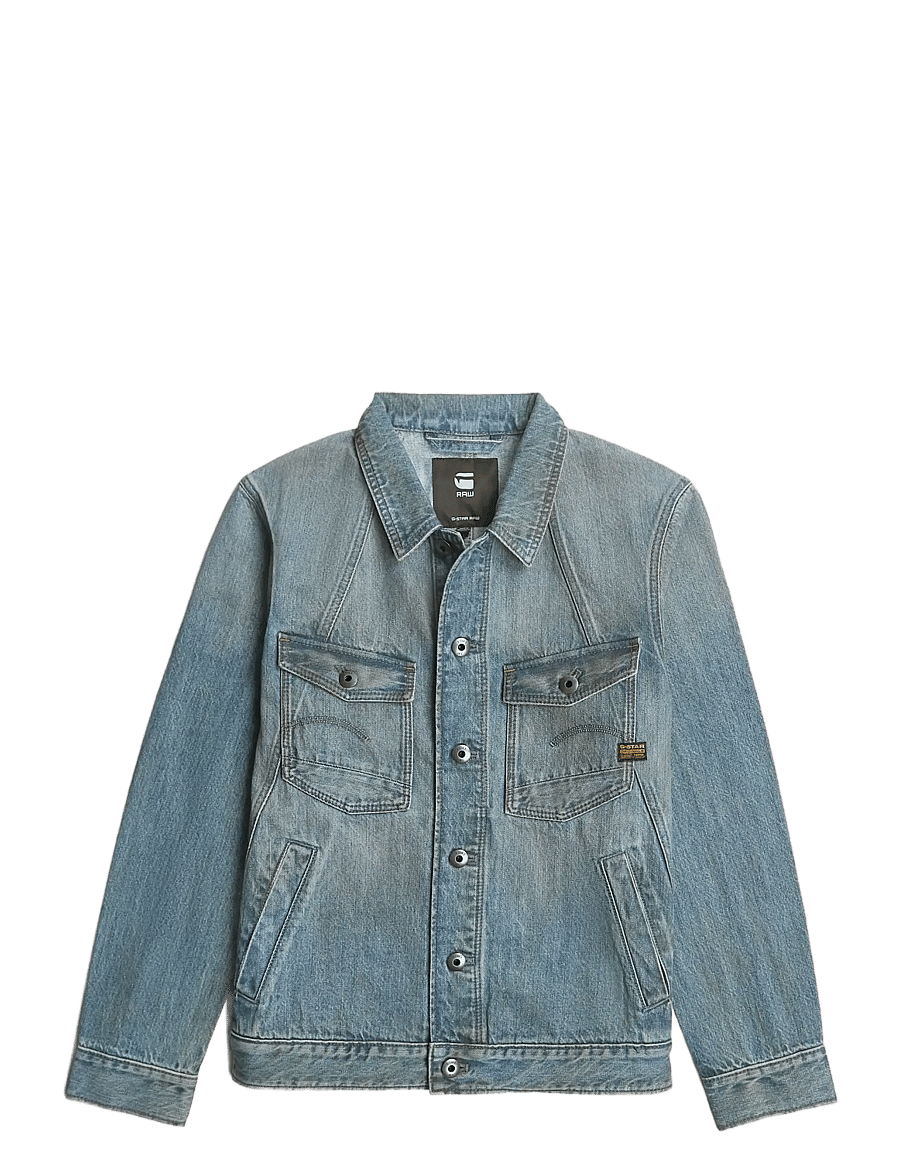 G-Star - A-Line Slim Jacket - Überhemden - vintage gold digger - 0