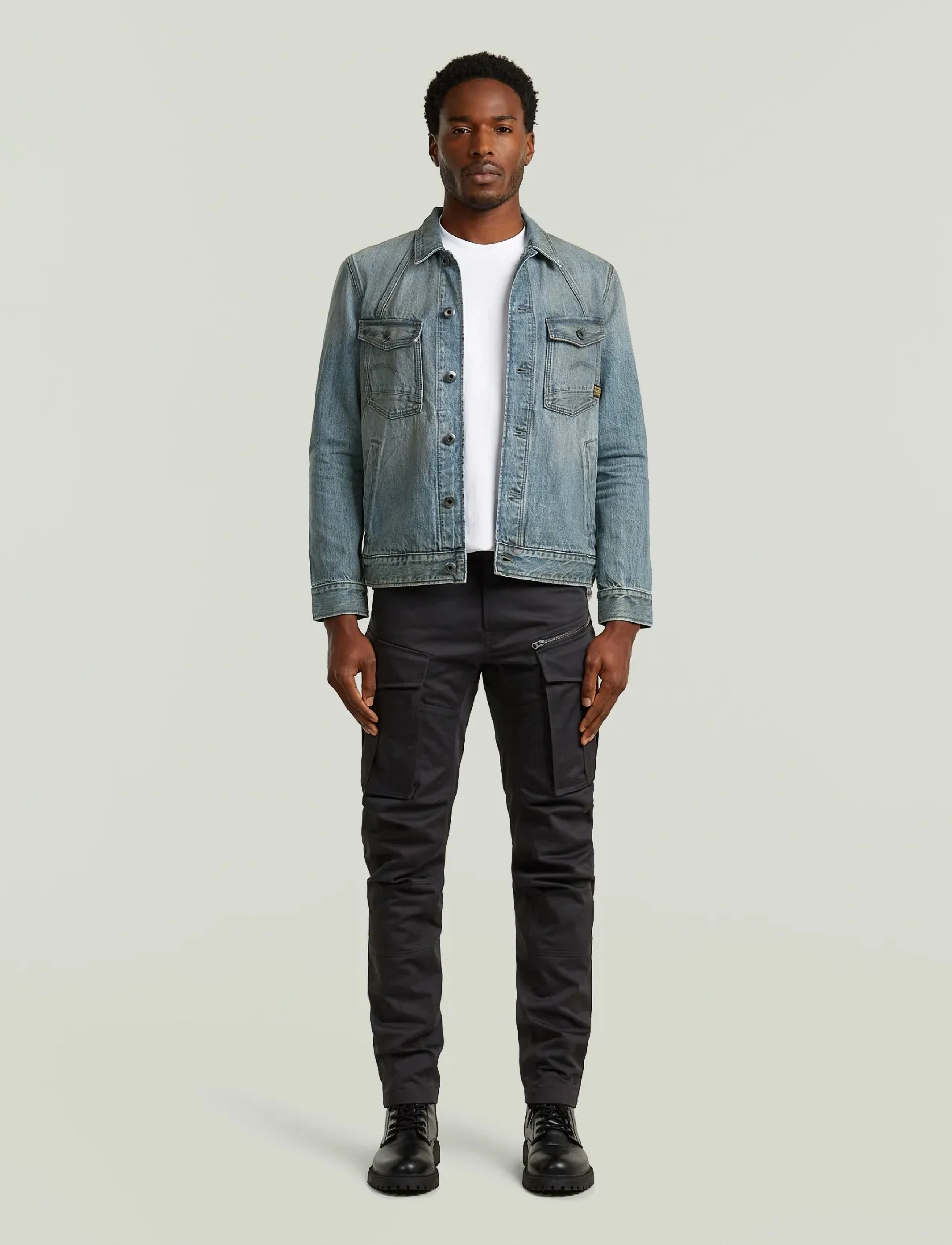 G-Star - A-Line Slim Jacket - mężczyźni - vintage gold digger - 2