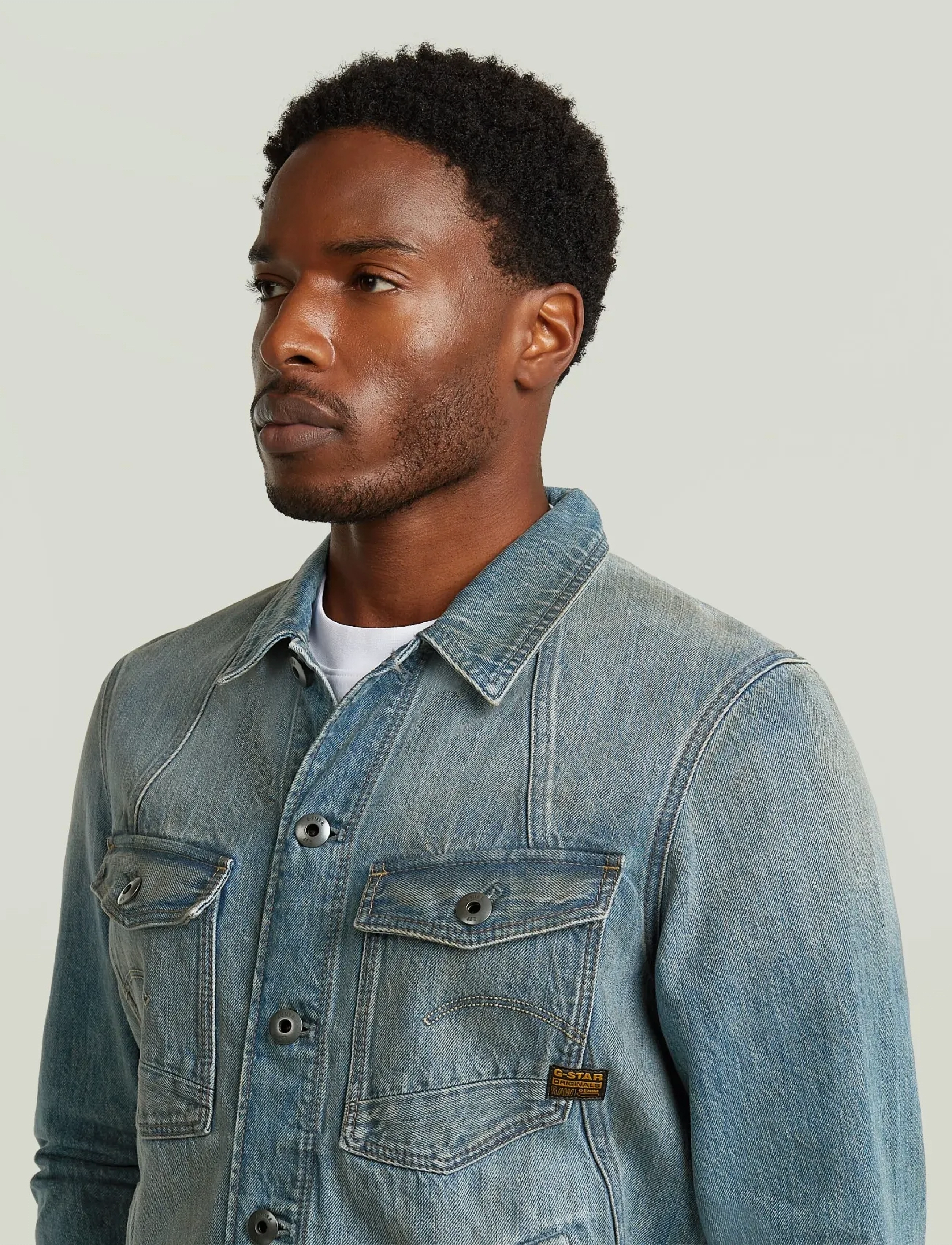 G-Star - A-Line Slim Jacket - mężczyźni - vintage gold digger - 3