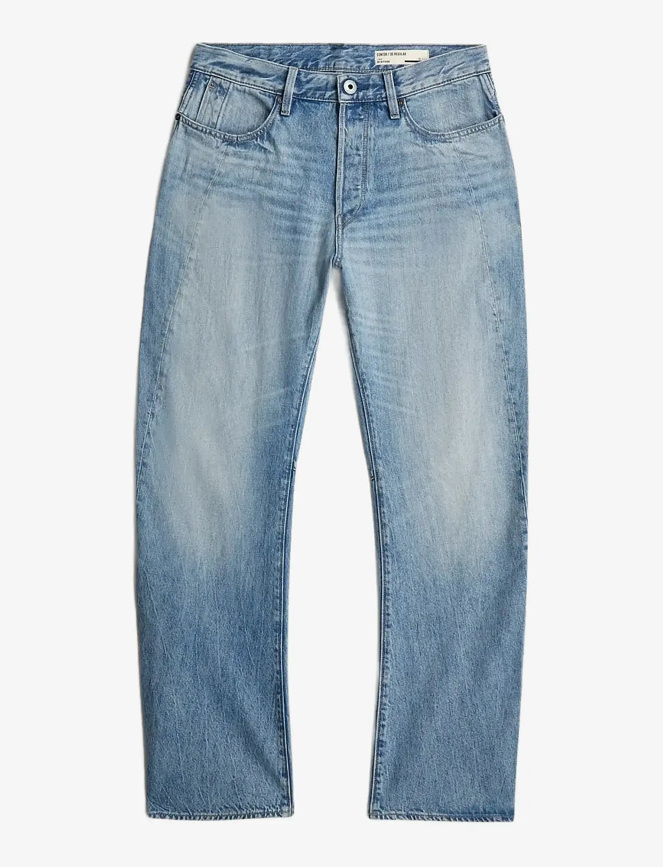 G-Star - Contor 3D Regular - bukser & jeans - faded sea bay - 0