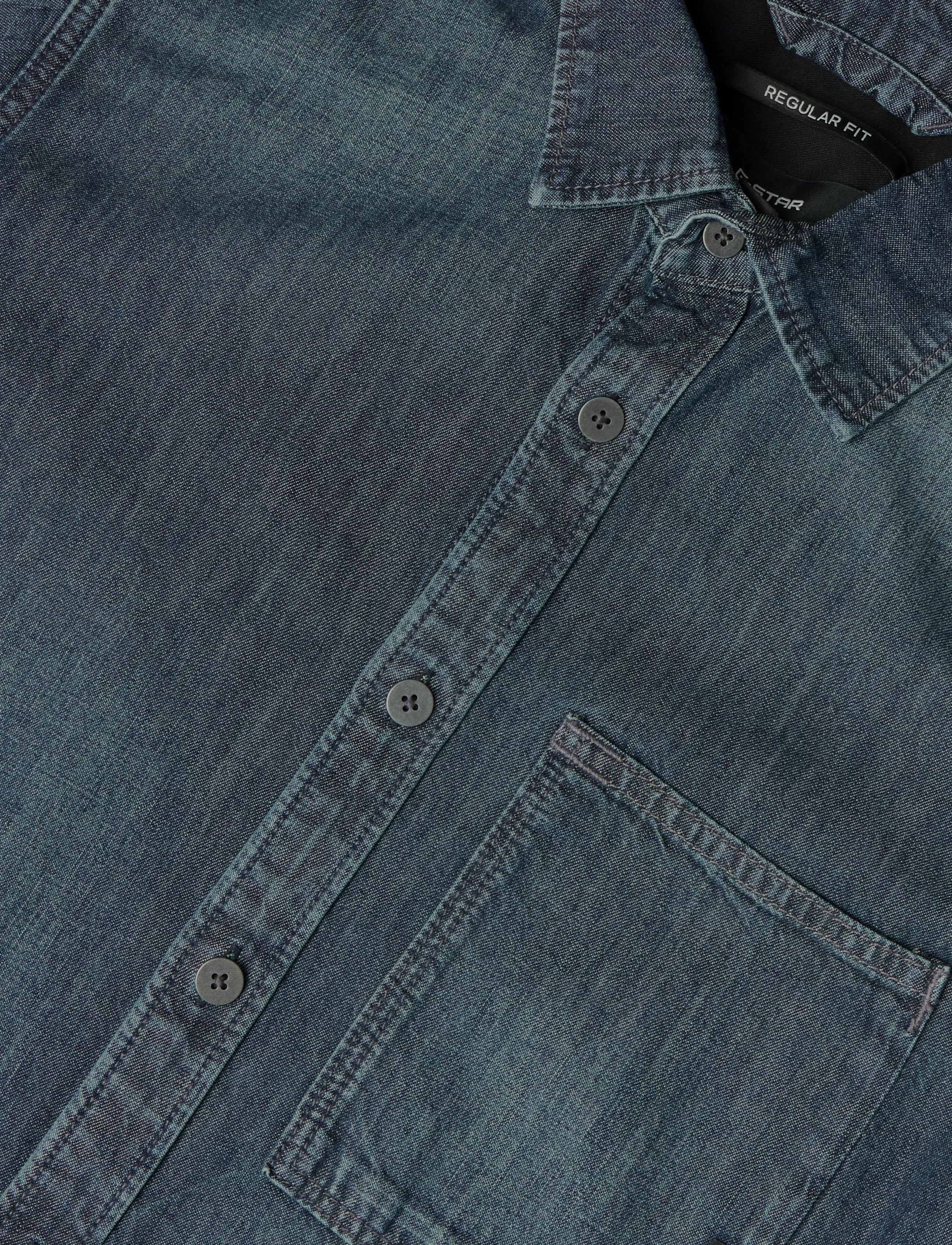 G-Star - Regular 1-pkt shirt l\s - herbstersparnisse - antique asphalt - 2