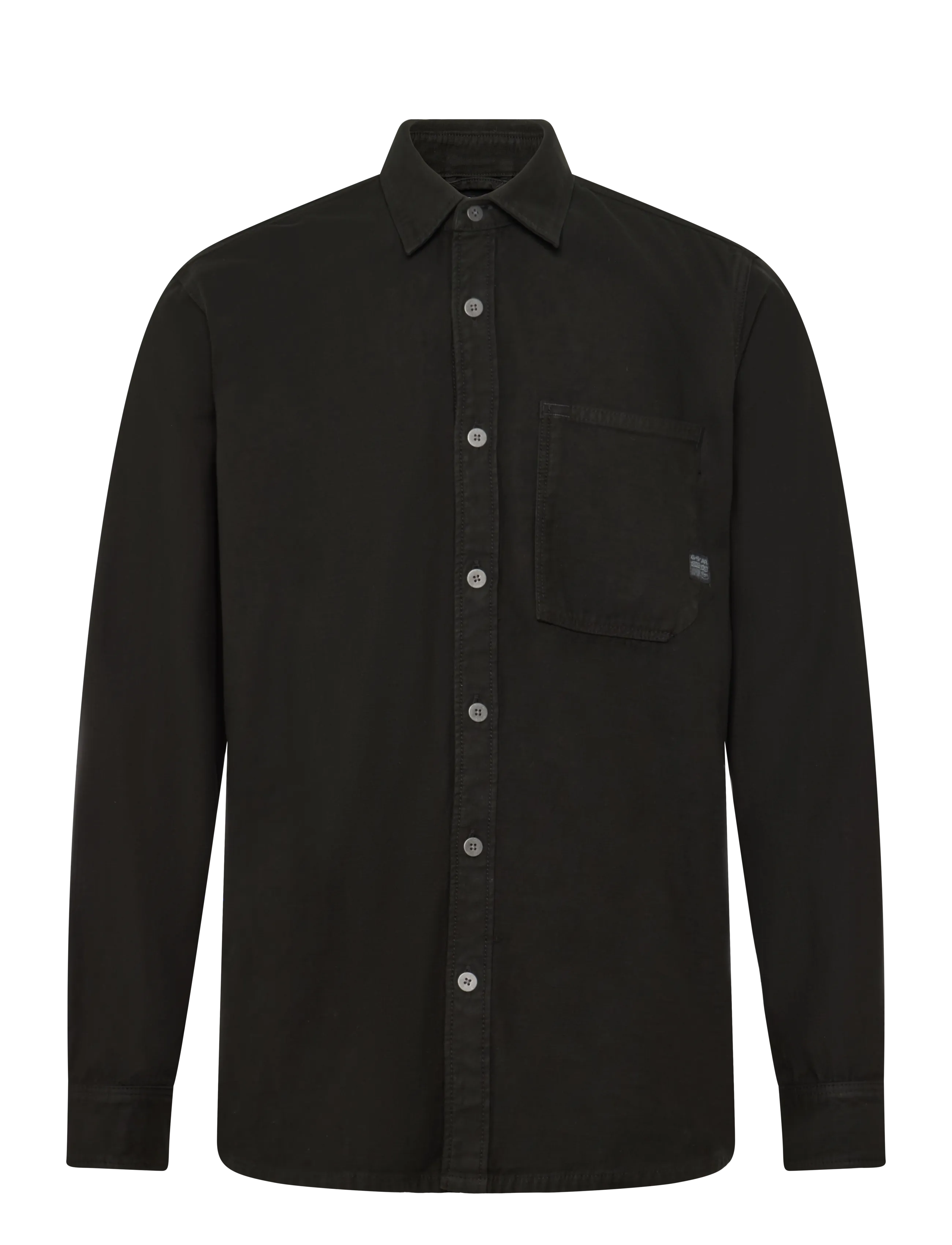 G-Star Regular 1-pkt shirt l\s - Kläder - DK BLACK GD / black