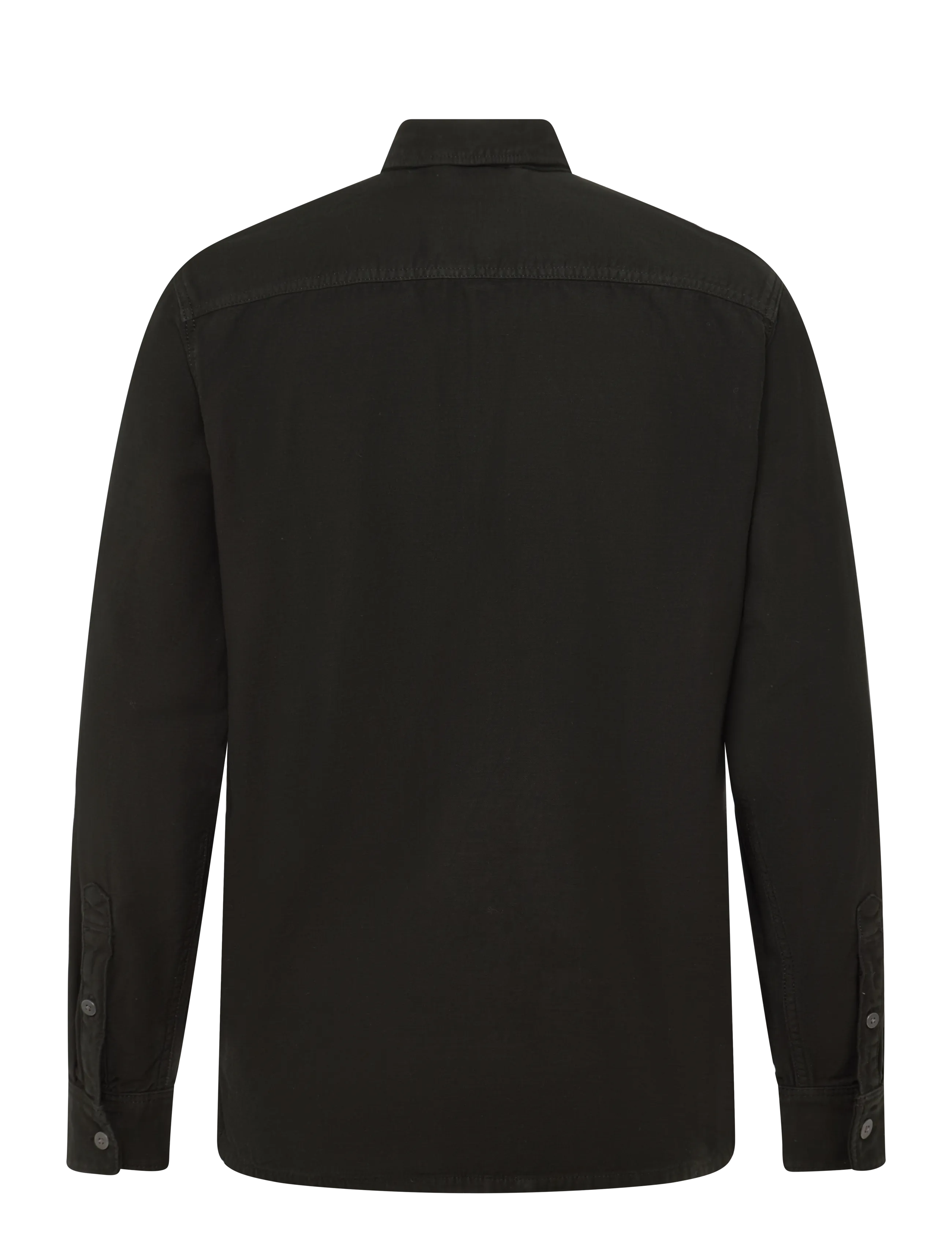 G-Star - Regular 1-pkt shirt l\s - jeansskjortor - dk black gd - 1