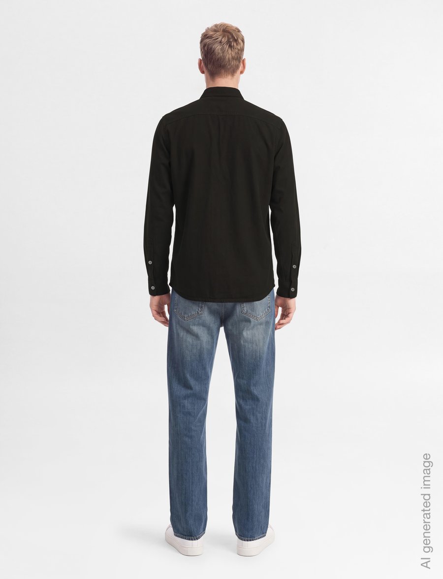 G-Star - Regular 1-pkt shirt l\s - jeanshemden - dk black gd - 4