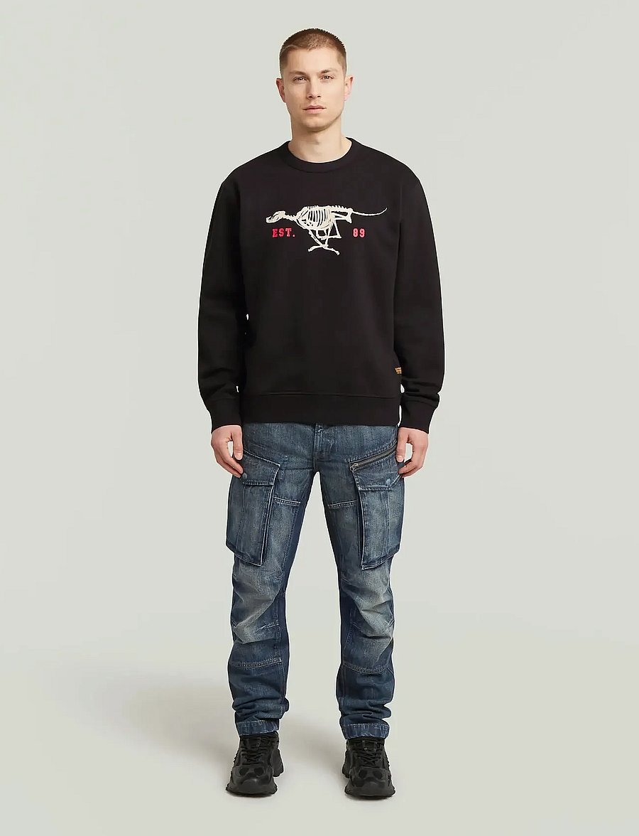 G-Star - Running dog back gr r sw - sweatshirts - dk black - 2