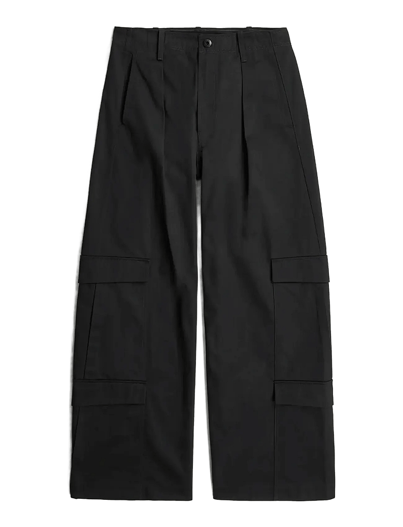 G-Star - R-5N 3D Pleated Cargo - cargohose - dk black - 1