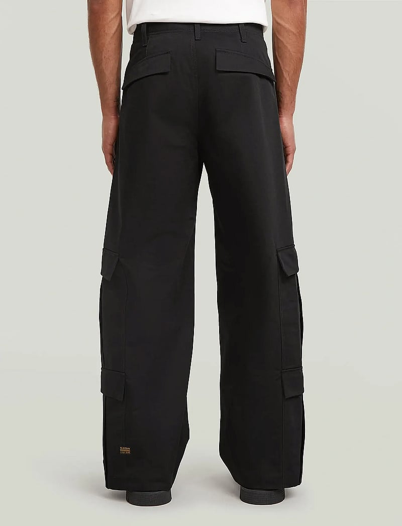 G-Star - R-5N 3D Pleated Cargo - cargohose - dk black - 2