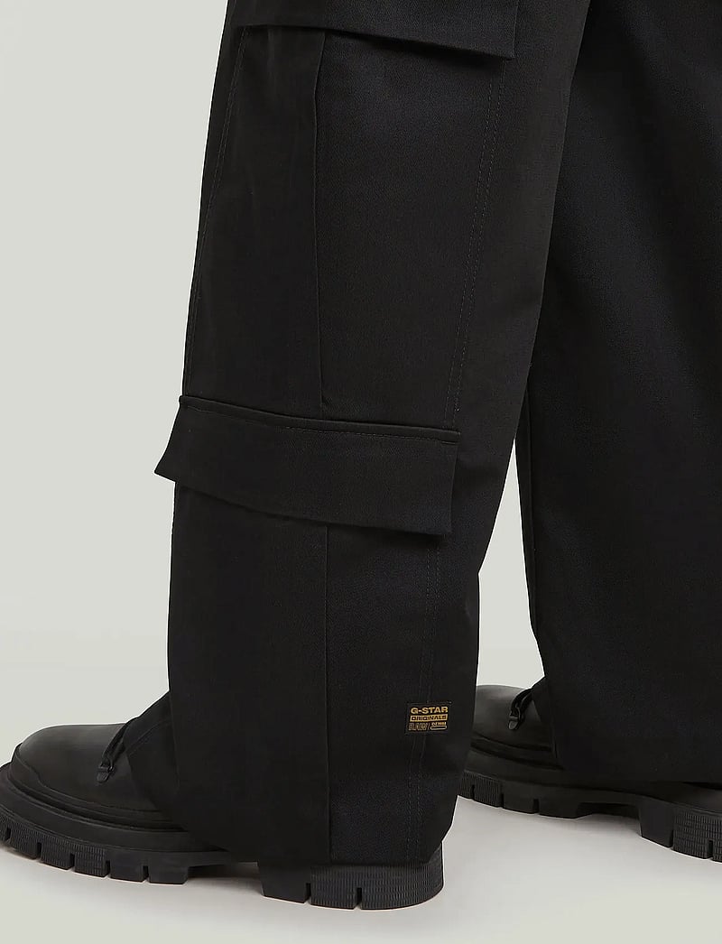 G-Star - R-5N 3D Pleated Cargo - cargohose - dk black - 4