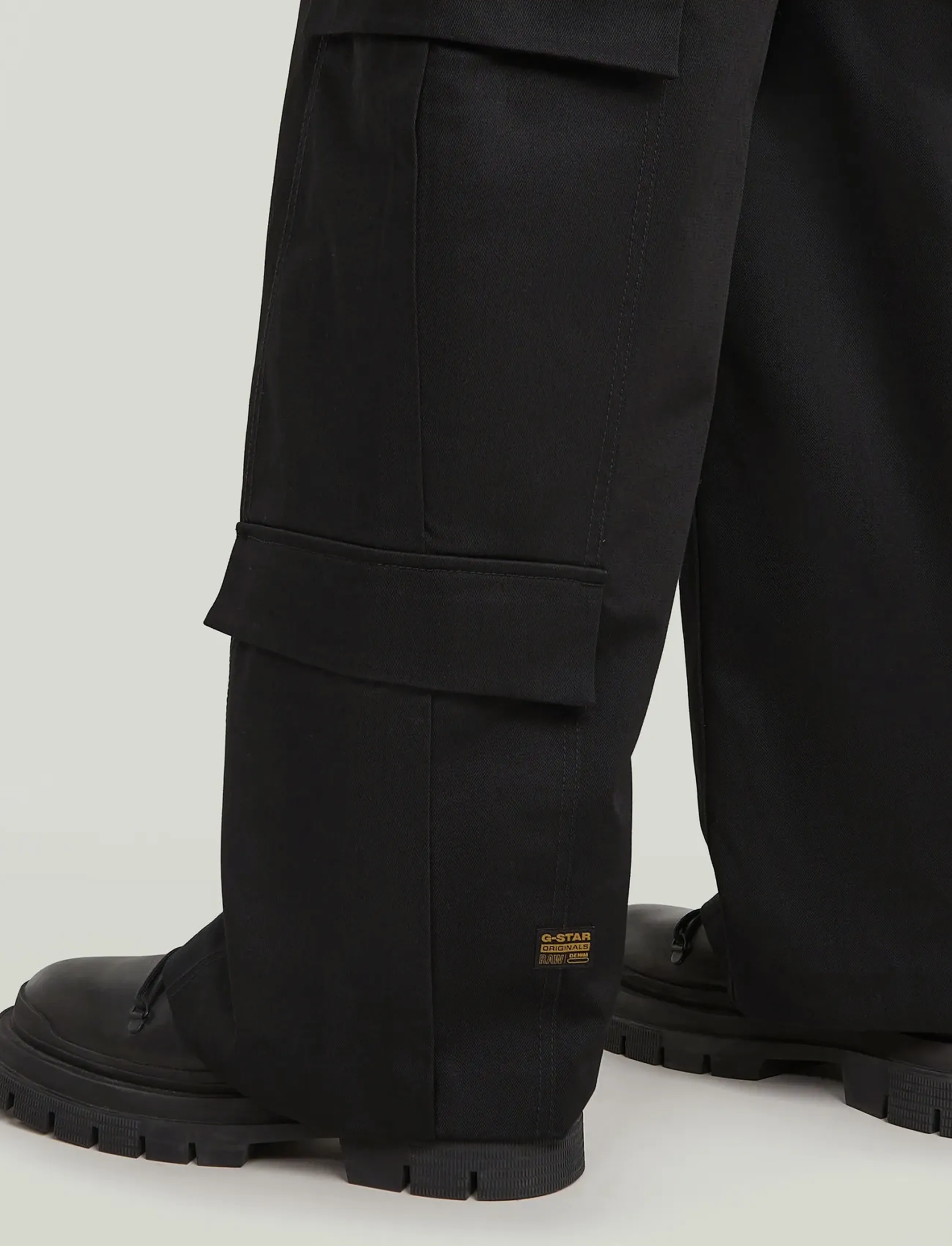 G-Star - R-5N 3D Pleated Cargo - cargo püksid - dk black - 4