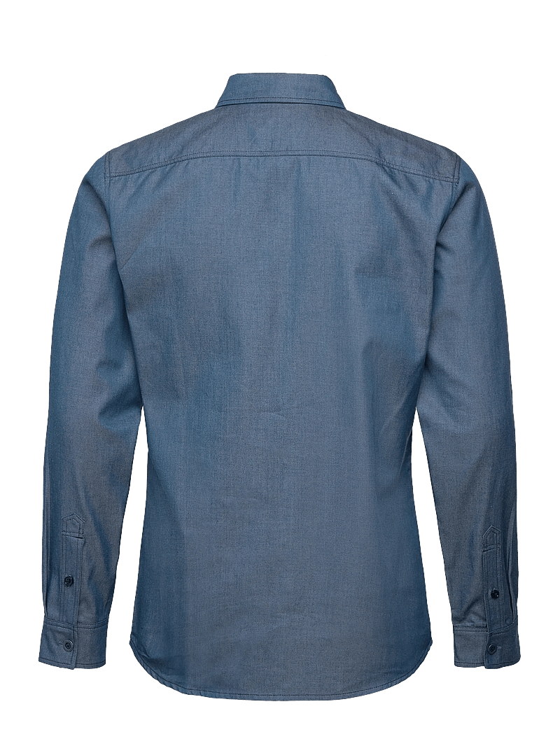 G-Star - Clean slim shirt l\s - jeansskjortor - raw denim - 1