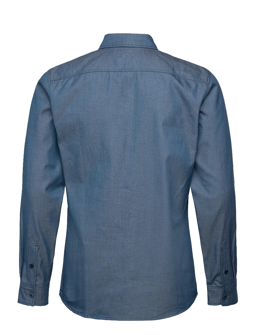 G-Star - Clean slim shirt - denimskjorter - raw denim - 1