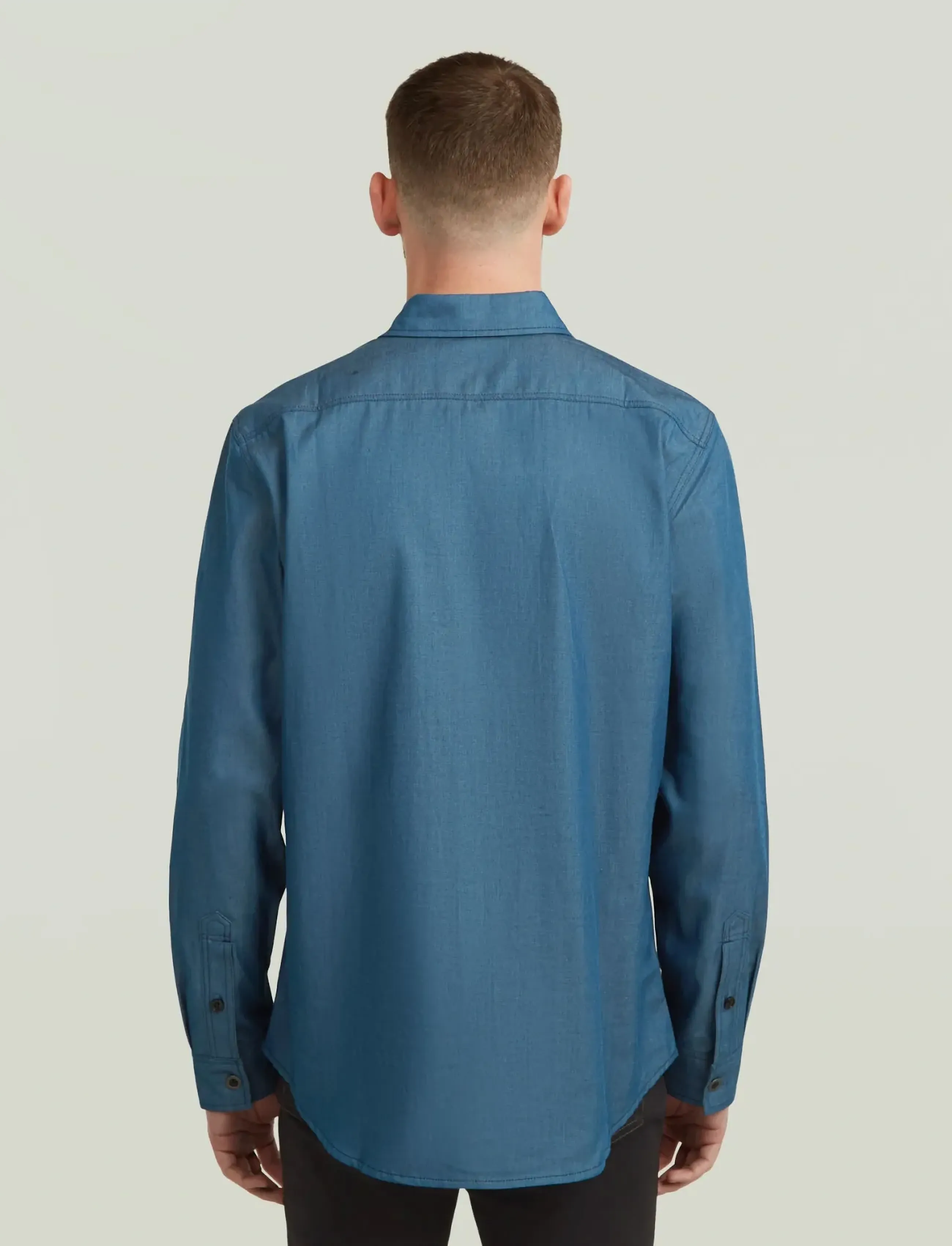 G-Star - Clean slim shirt - teksasärgid - raw denim - 2