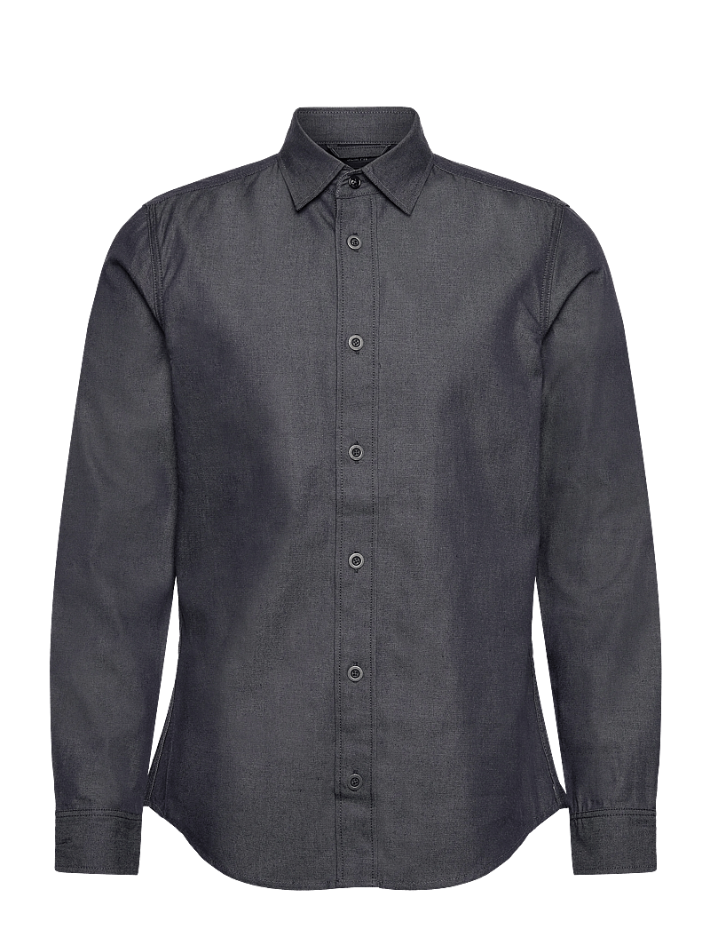 G-Star - Clean slim shirt l\s - jeansskjortor - raw denim - 0