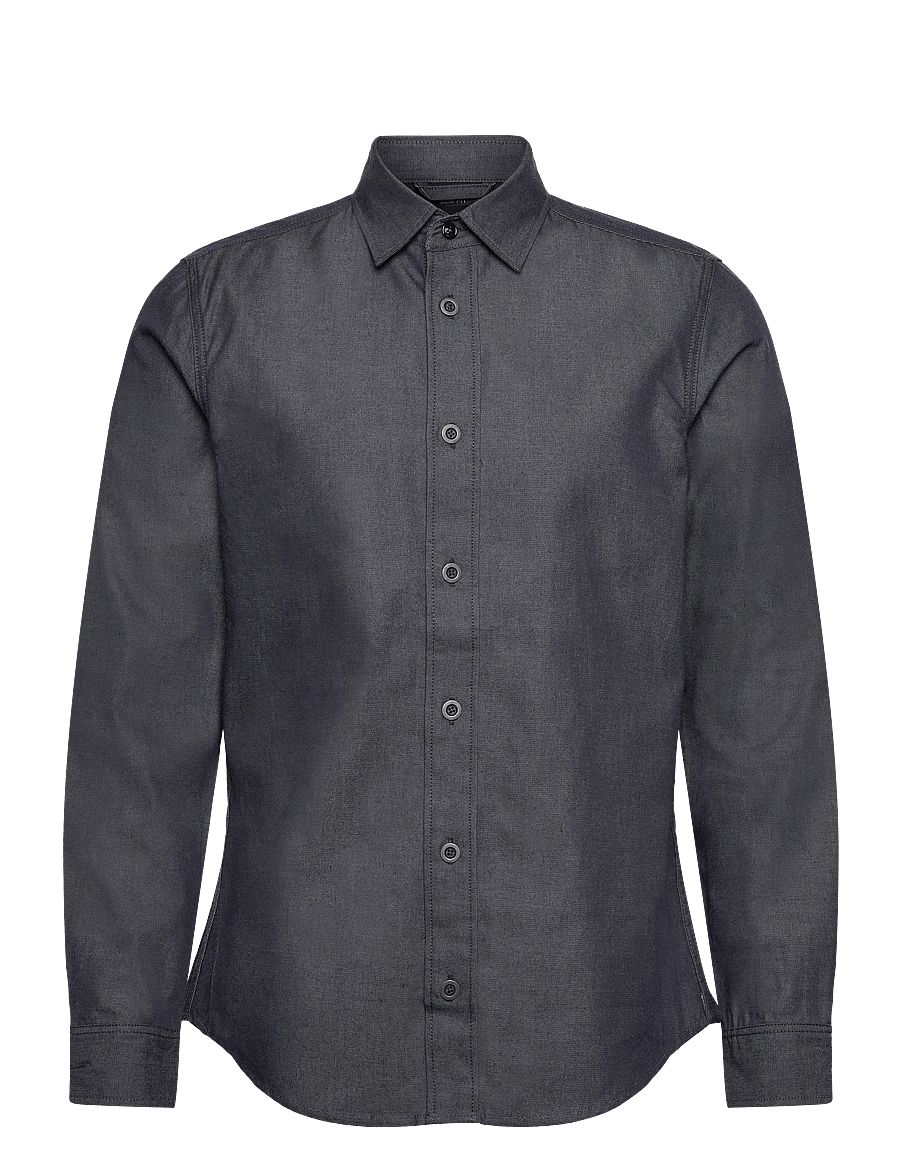G-Star - Clean slim shirt - denim shirts - raw denim - 0