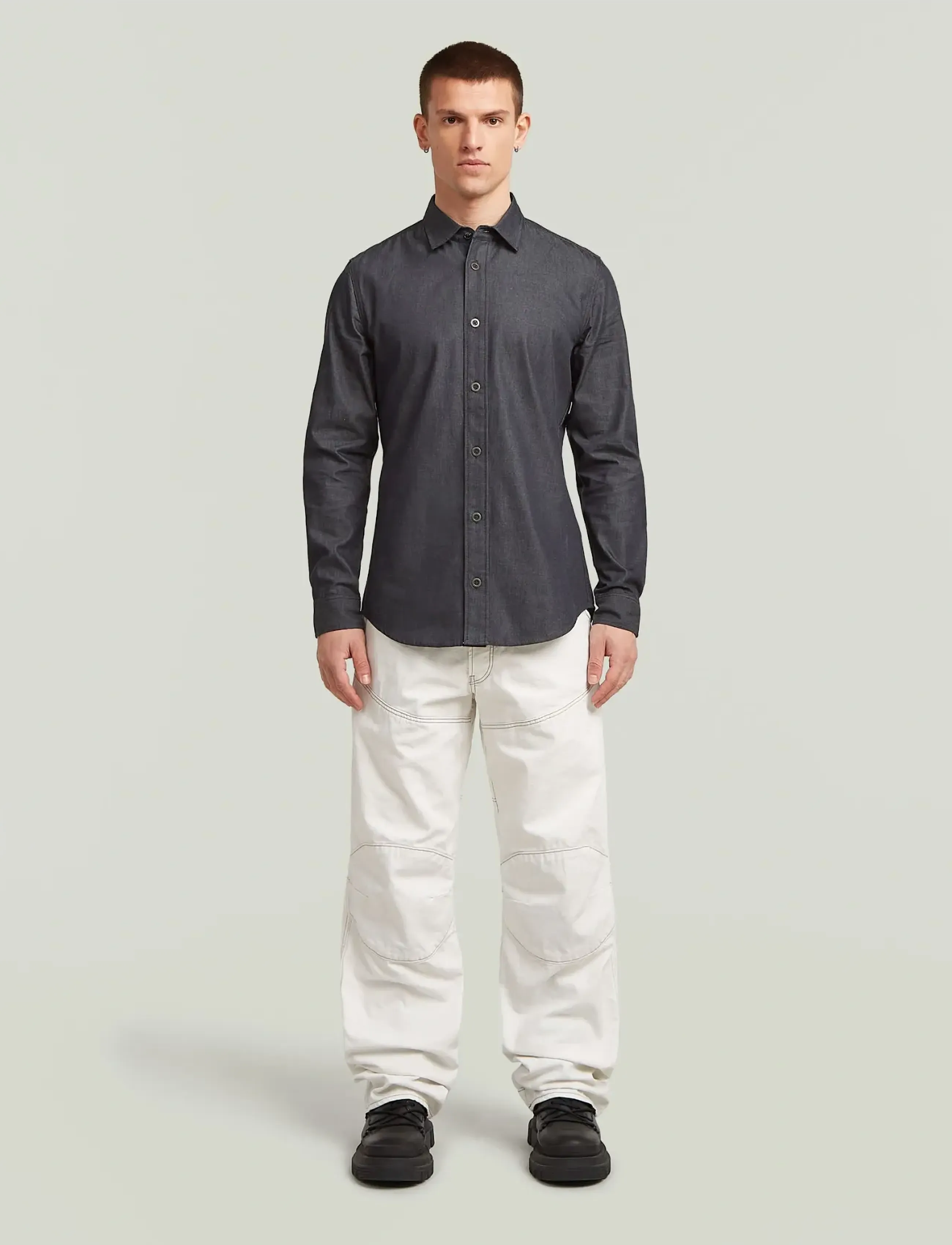G-Star - Clean slim shirt - denim shirts - raw denim - 3